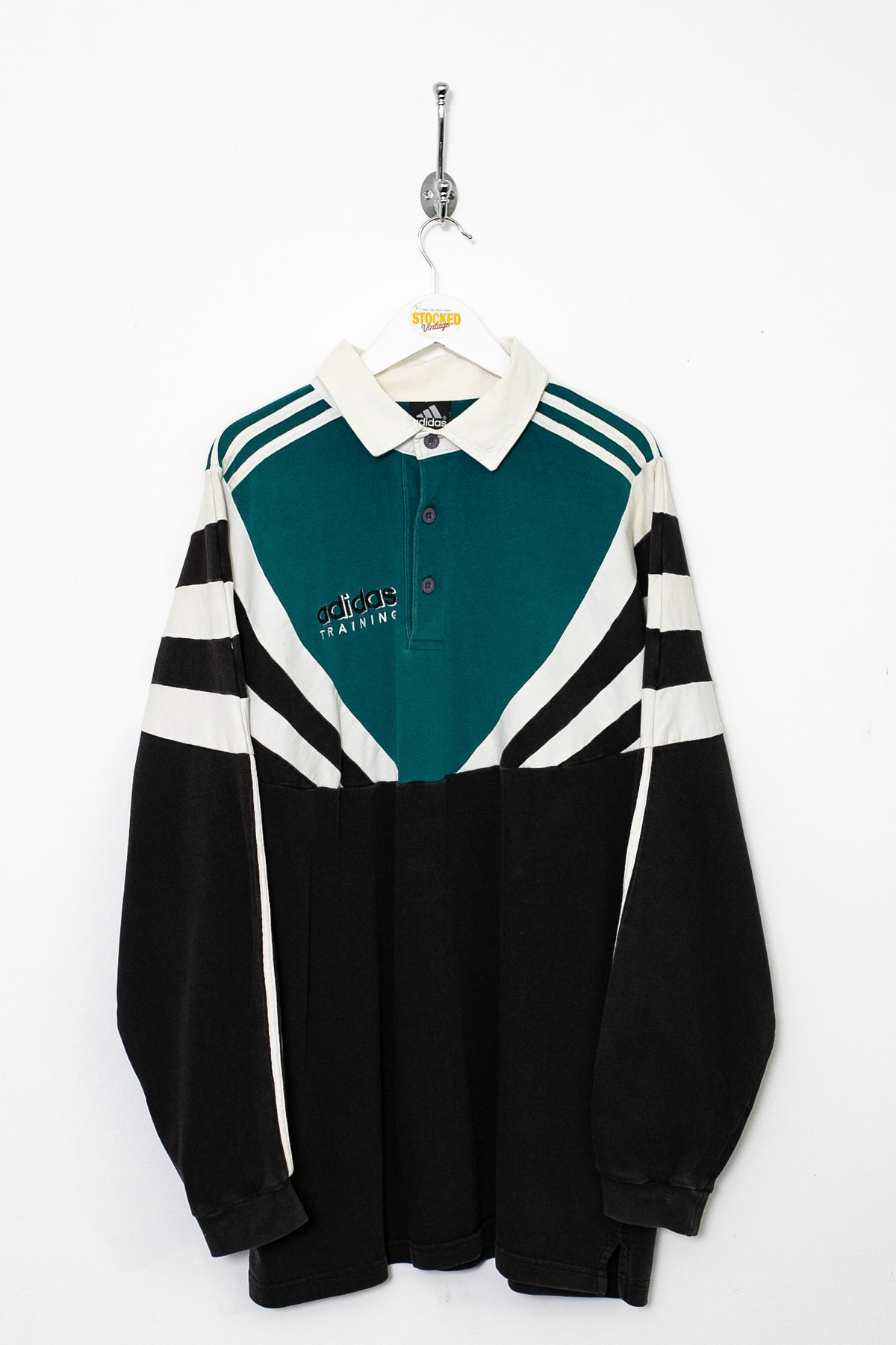 90s Adidas Rugby Shirt (XL)