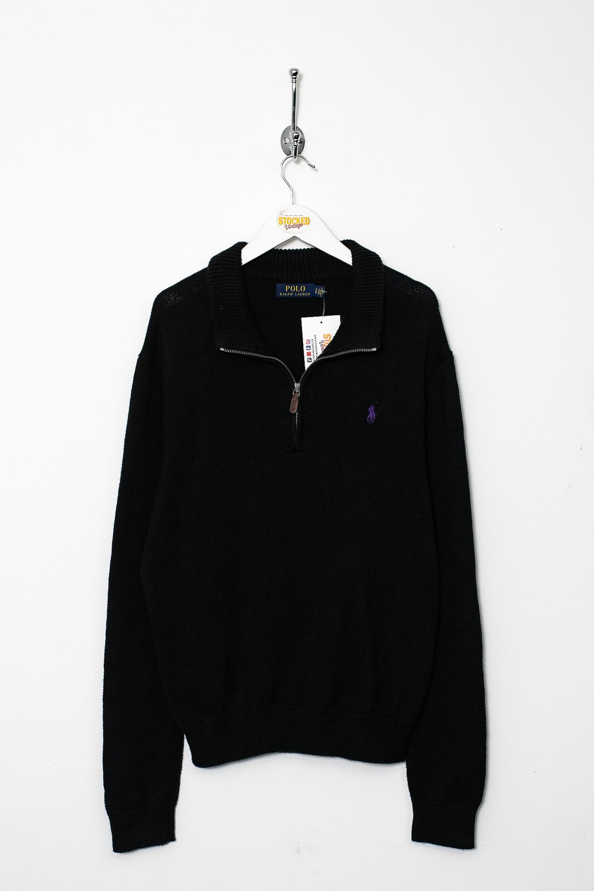 Ralph Lauren 1/4 Zip Knit Jumper (S)