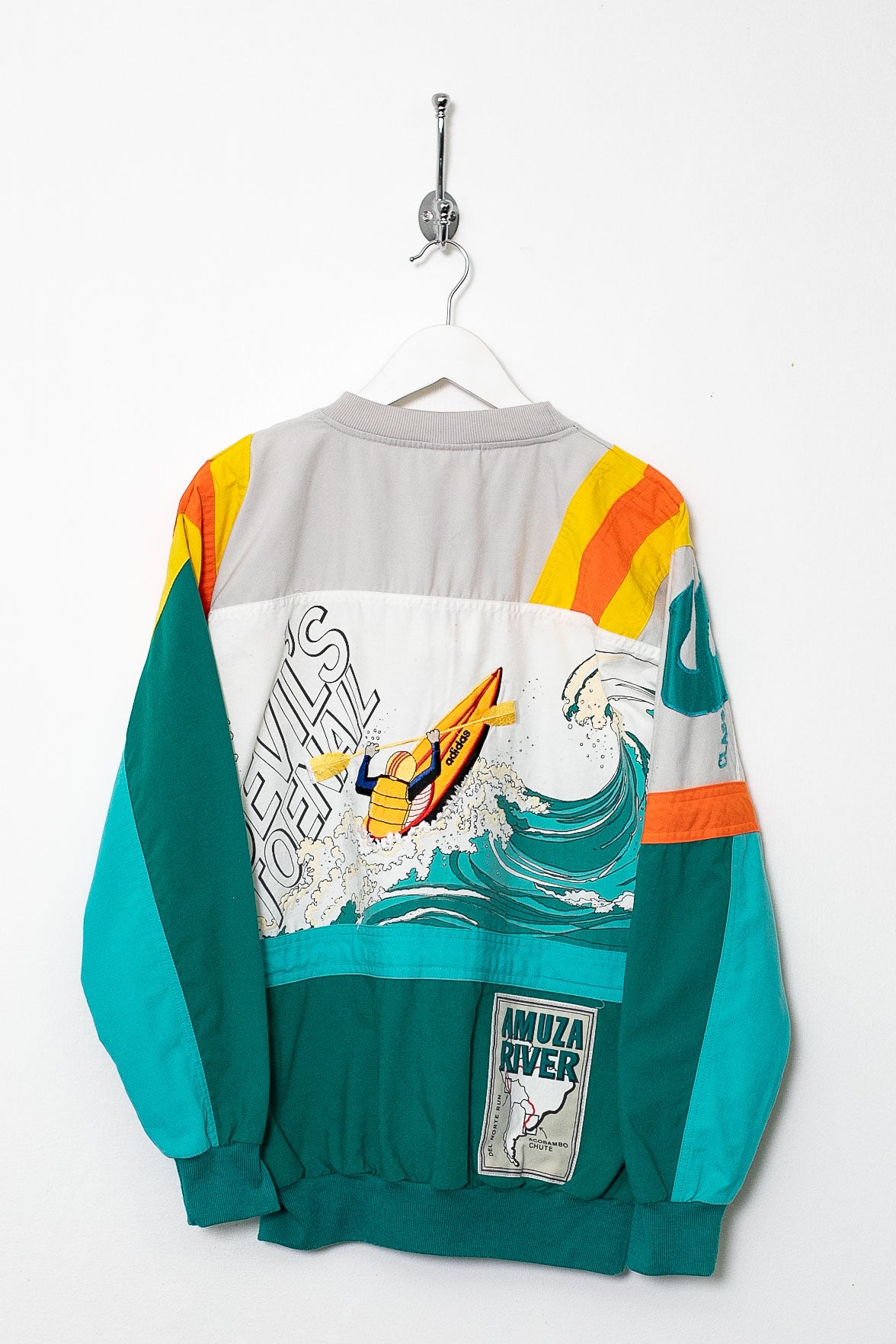 Rare 90s Adidas Devils Toenail Kayaking Pullover (S) – Stocked Vintage