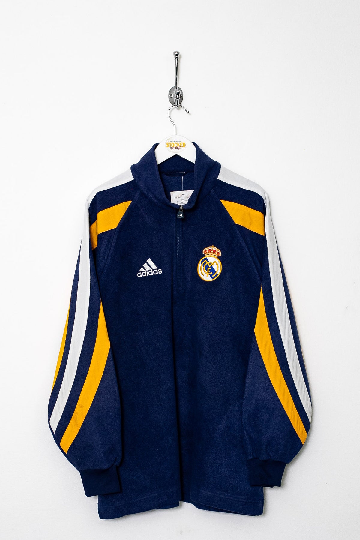 00s Adidas Real Madrid 1/4 Zip Fleece (L)