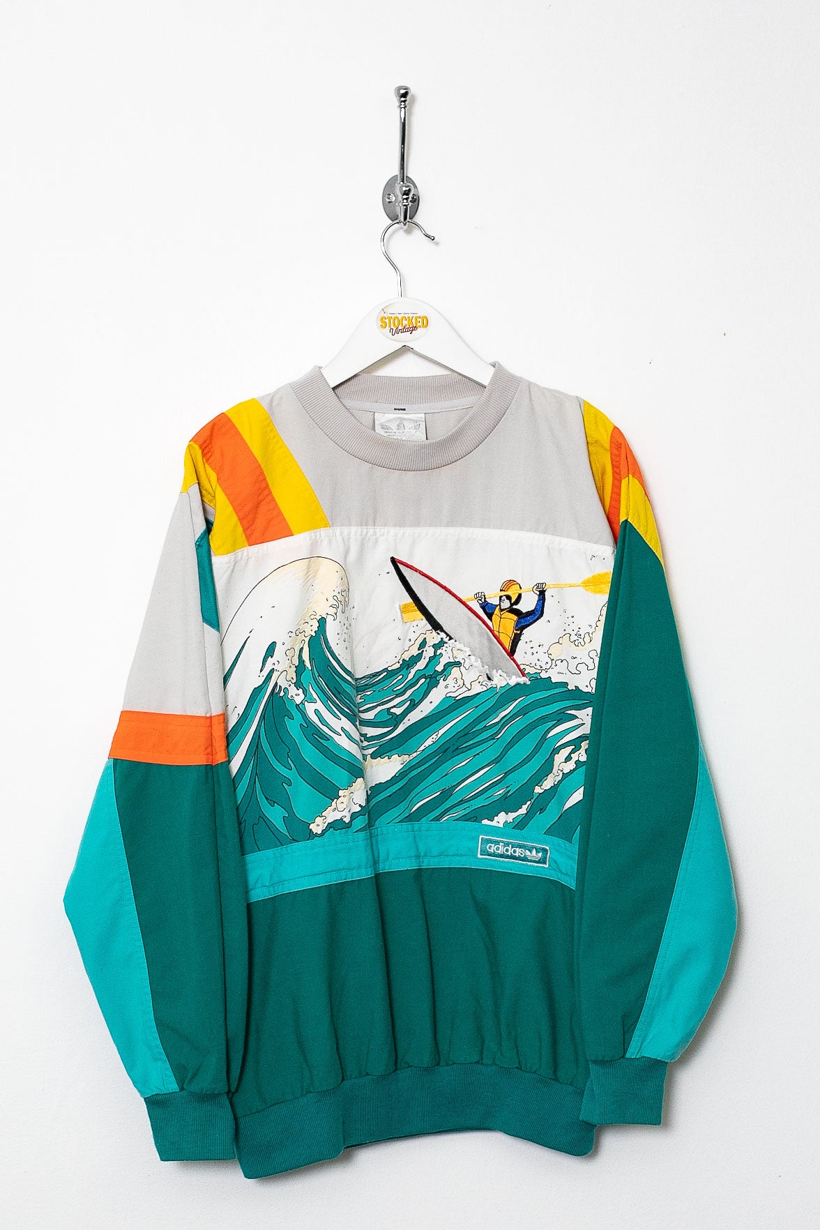 Rare 90s Adidas Devils Toenail Kayaking Pullover (S) – Stocked Vintage