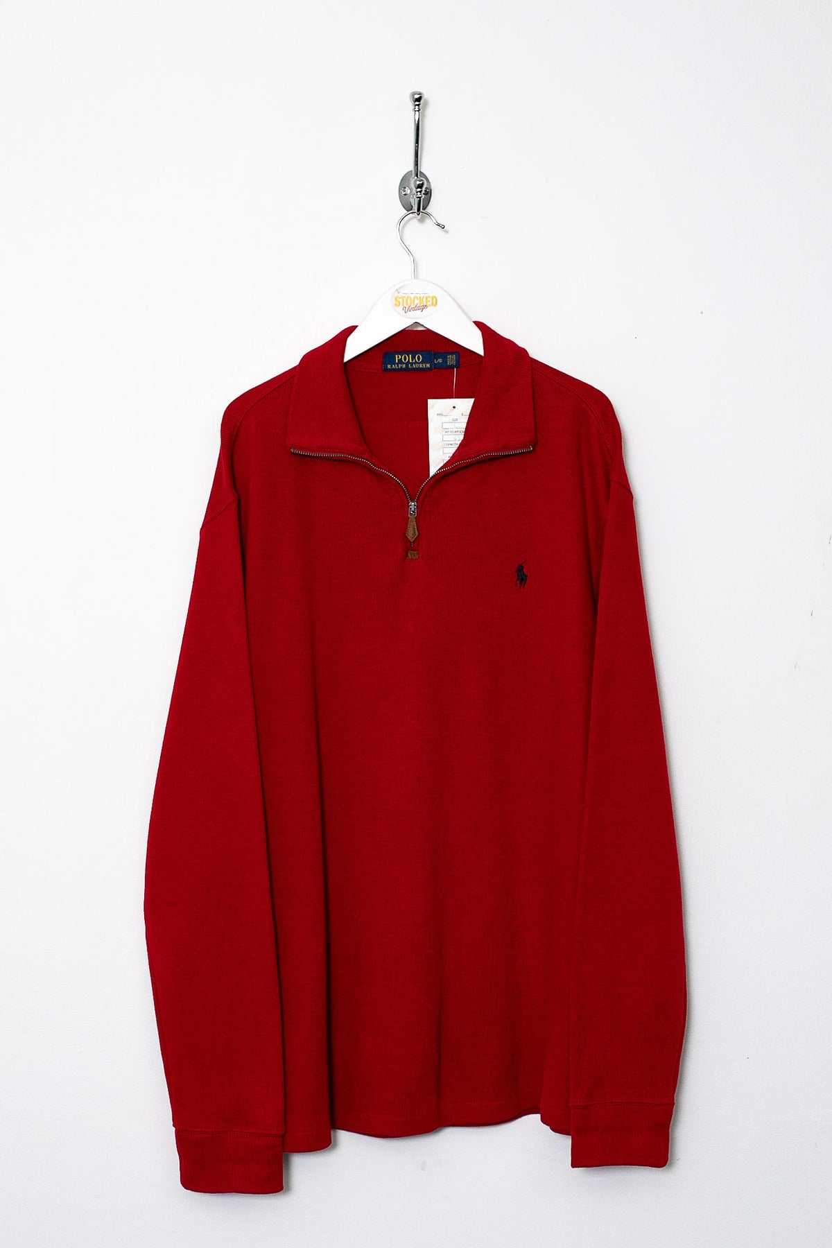00s Ralph Lauren 1/4 Zip Sweatshirt (L)