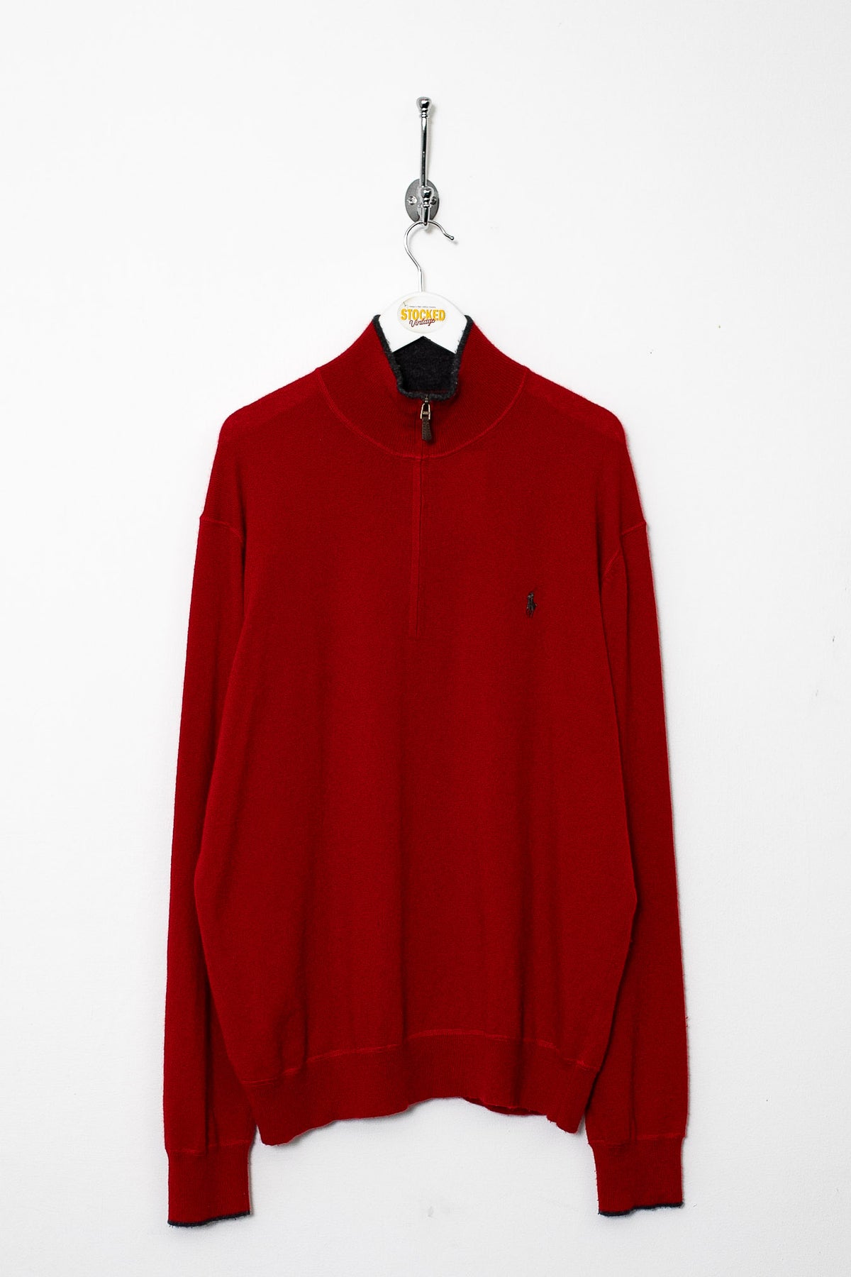 Ralph Lauren 1/4 Zip Knit Jumper (L)