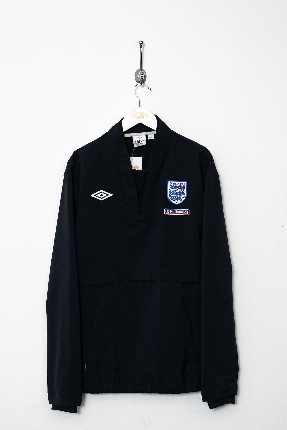 00s Umbro England Drill Pullover (L)