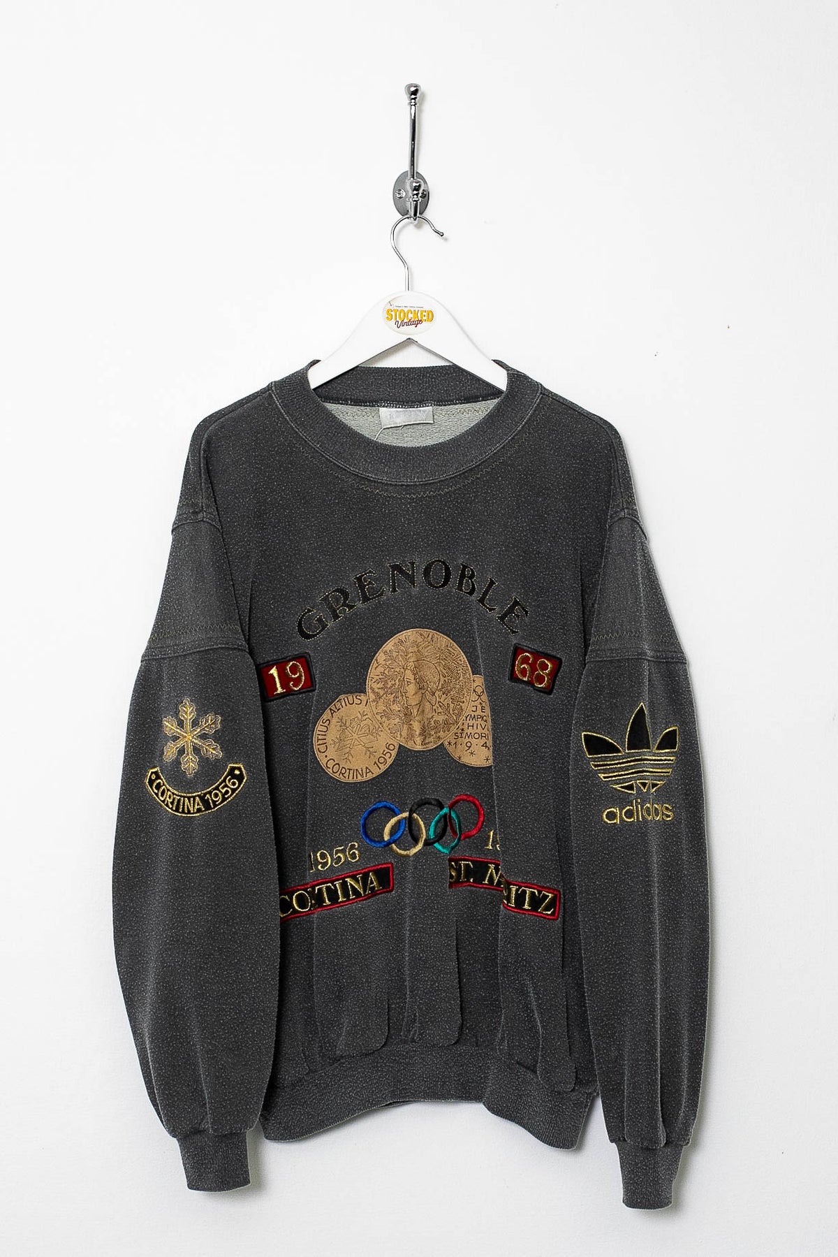 Rare 90s Adidas Olympics Sweatshirt (M)