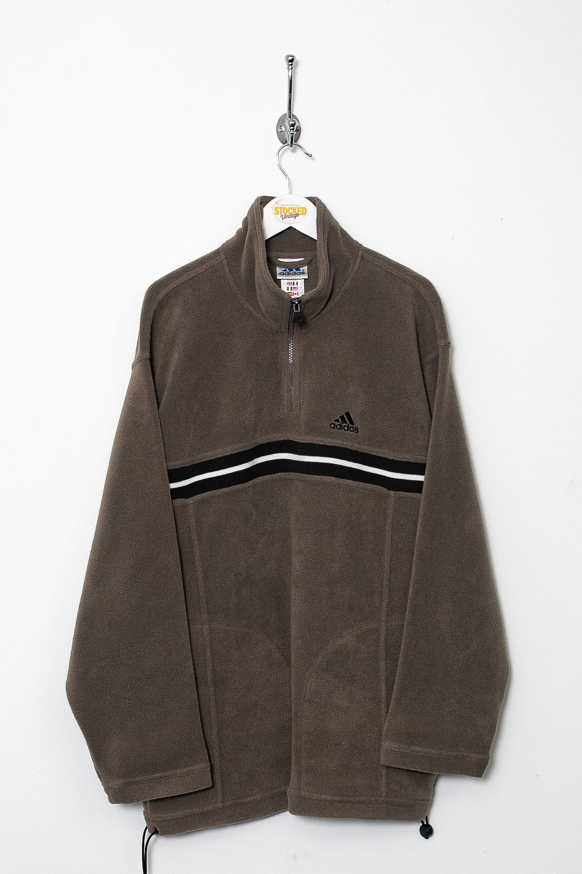 00s Adidas 1/4 Zip Fleece (M)