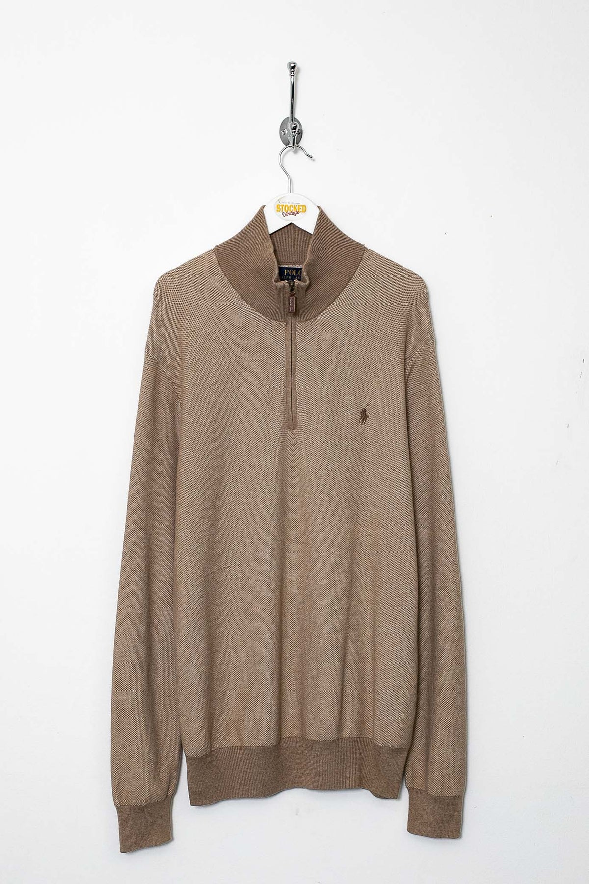 Ralph Lauren 1/4 Zip Knit Jumper (L)
