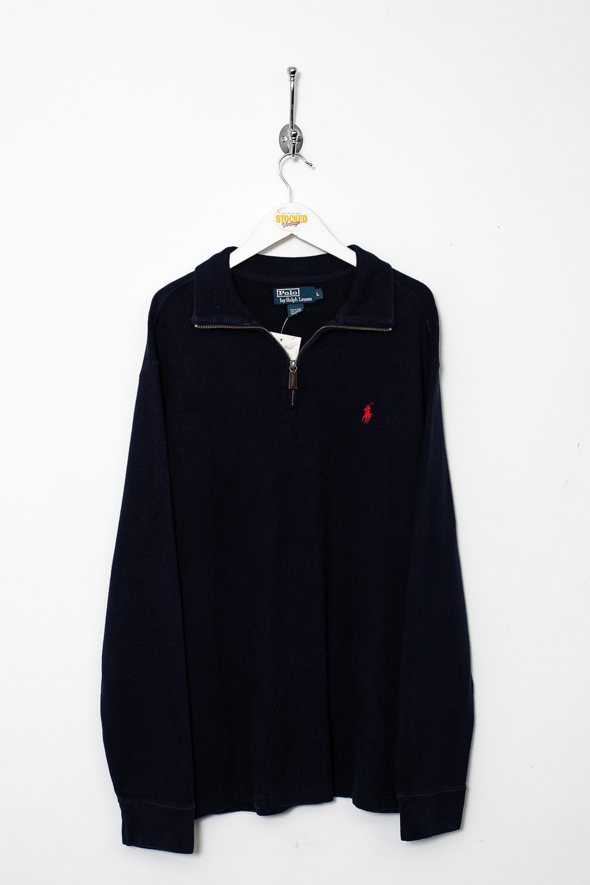 00s Ralph Lauren 1/4 Zip Sweatshirt (L)