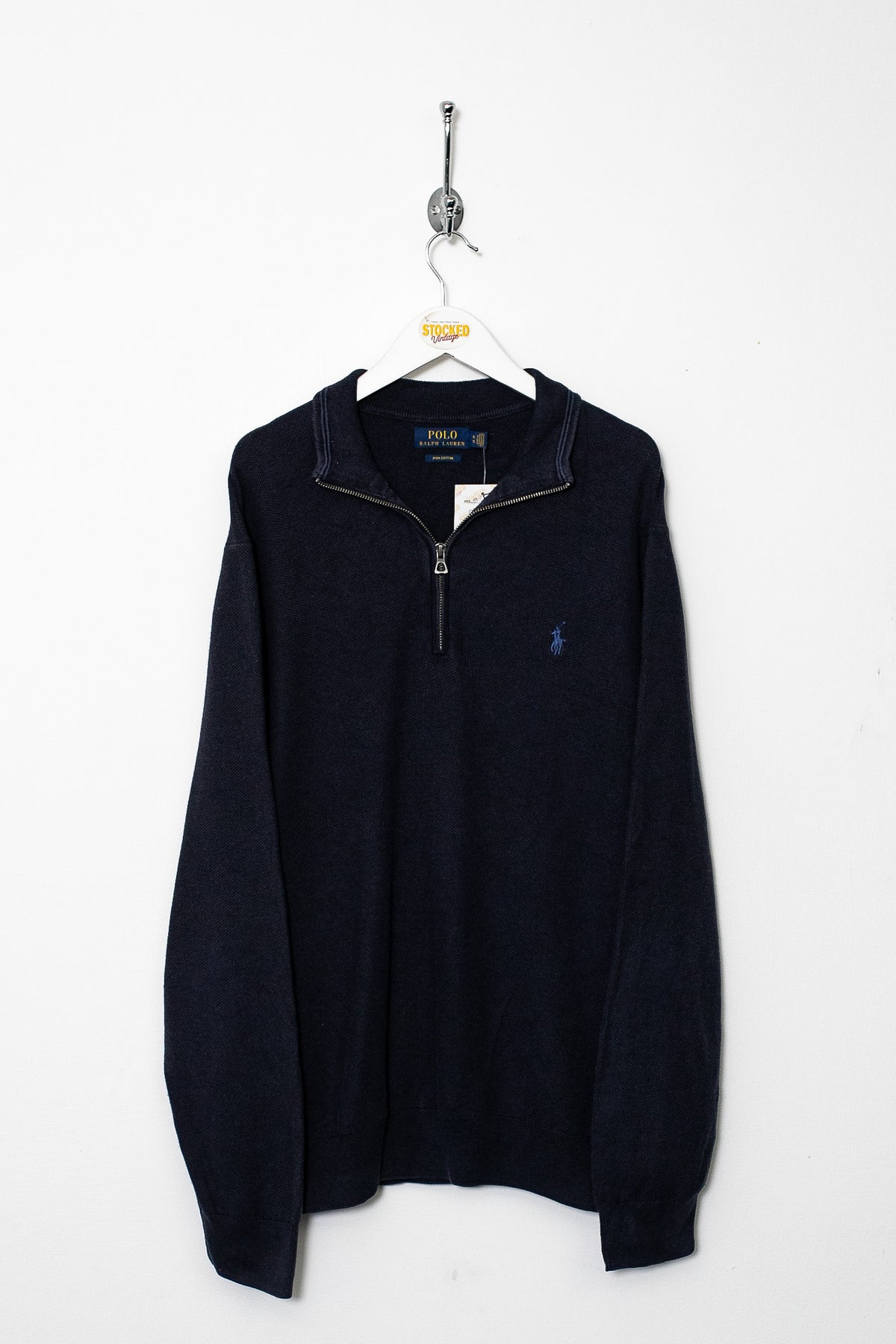 Ralph Lauren 1/4 Zip Knit Jumper (L)