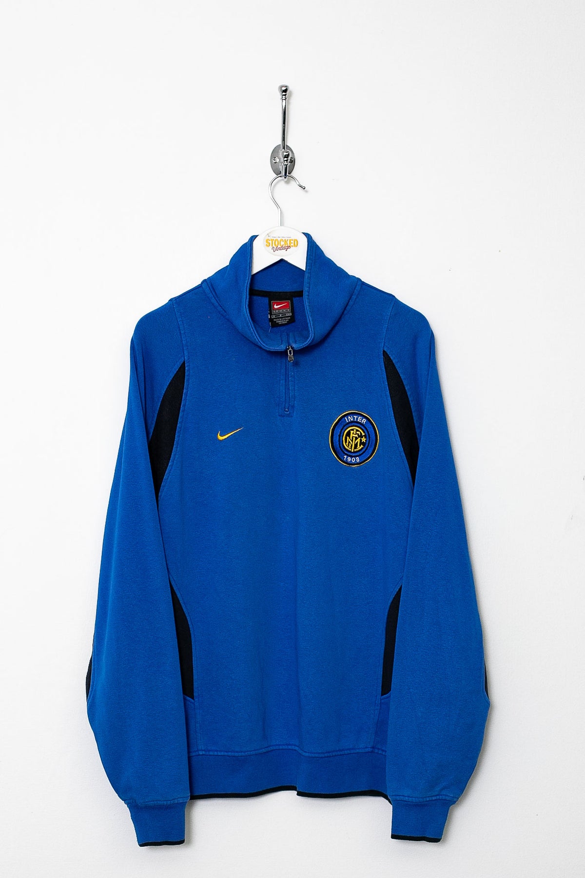 00s Nike Inter Milan 1/4 Zip Sweatshirt (S)