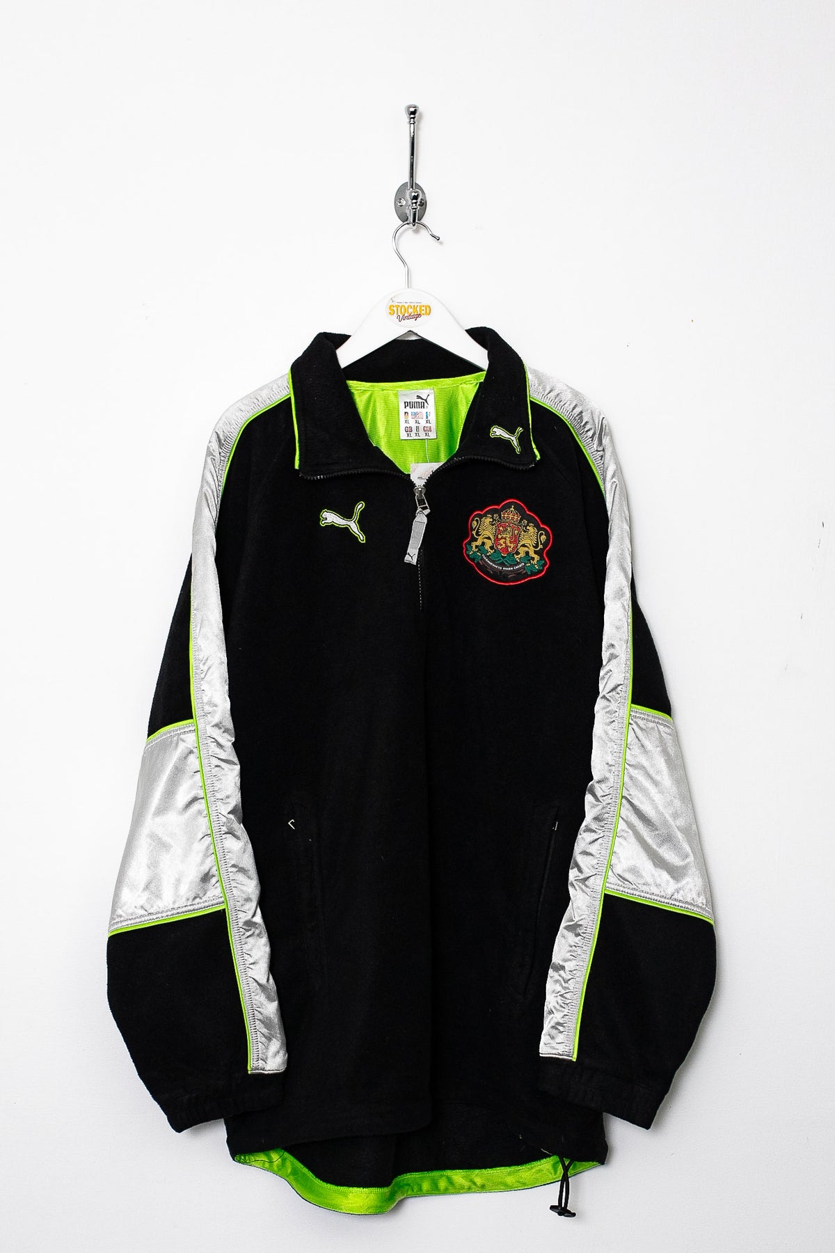 90s Puma Bulgaria Football 1/4 Zip Fleece (XL)