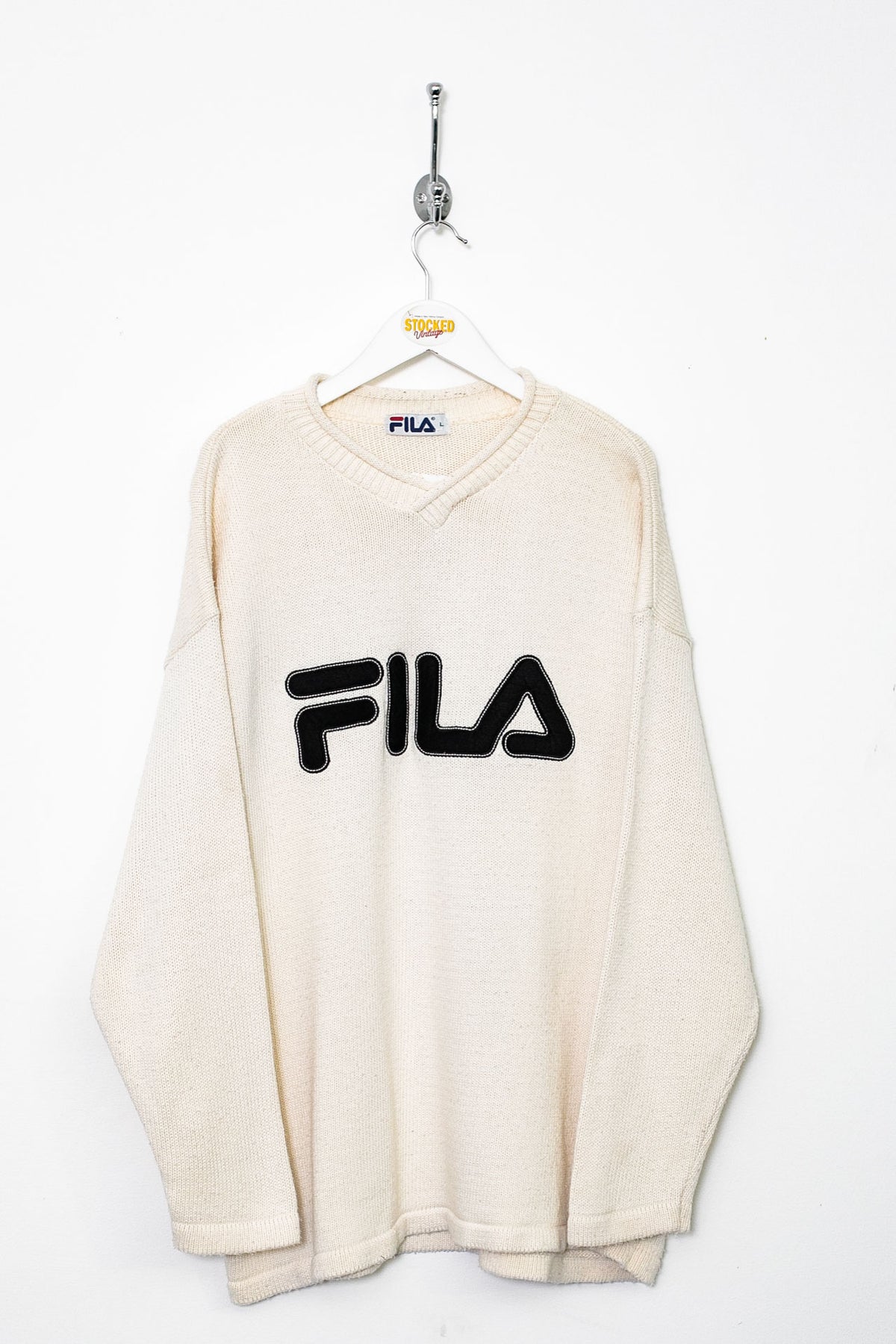 00s Fila Knit Jumper (L)