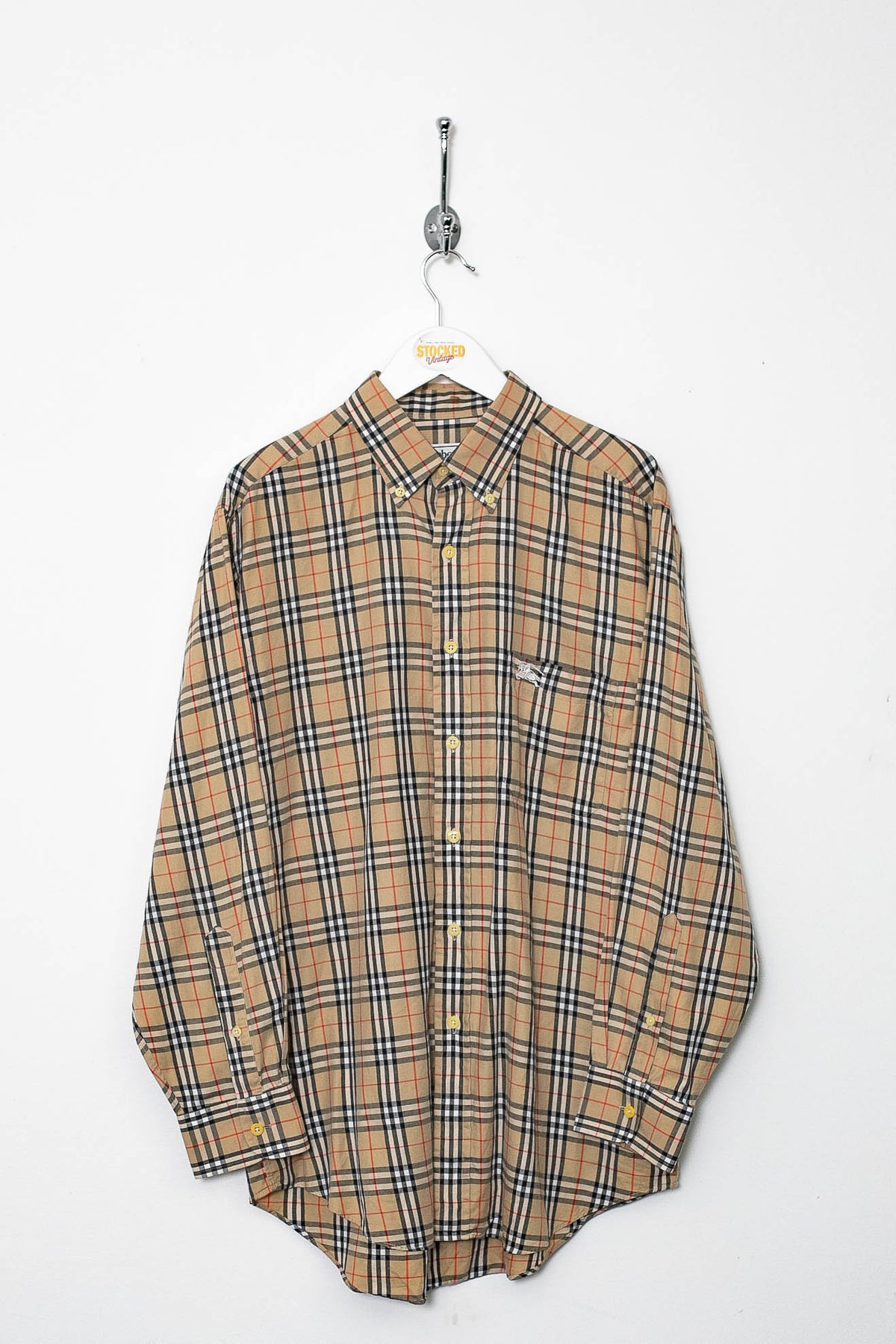 90s Burberry Nova Check Shirt (M)