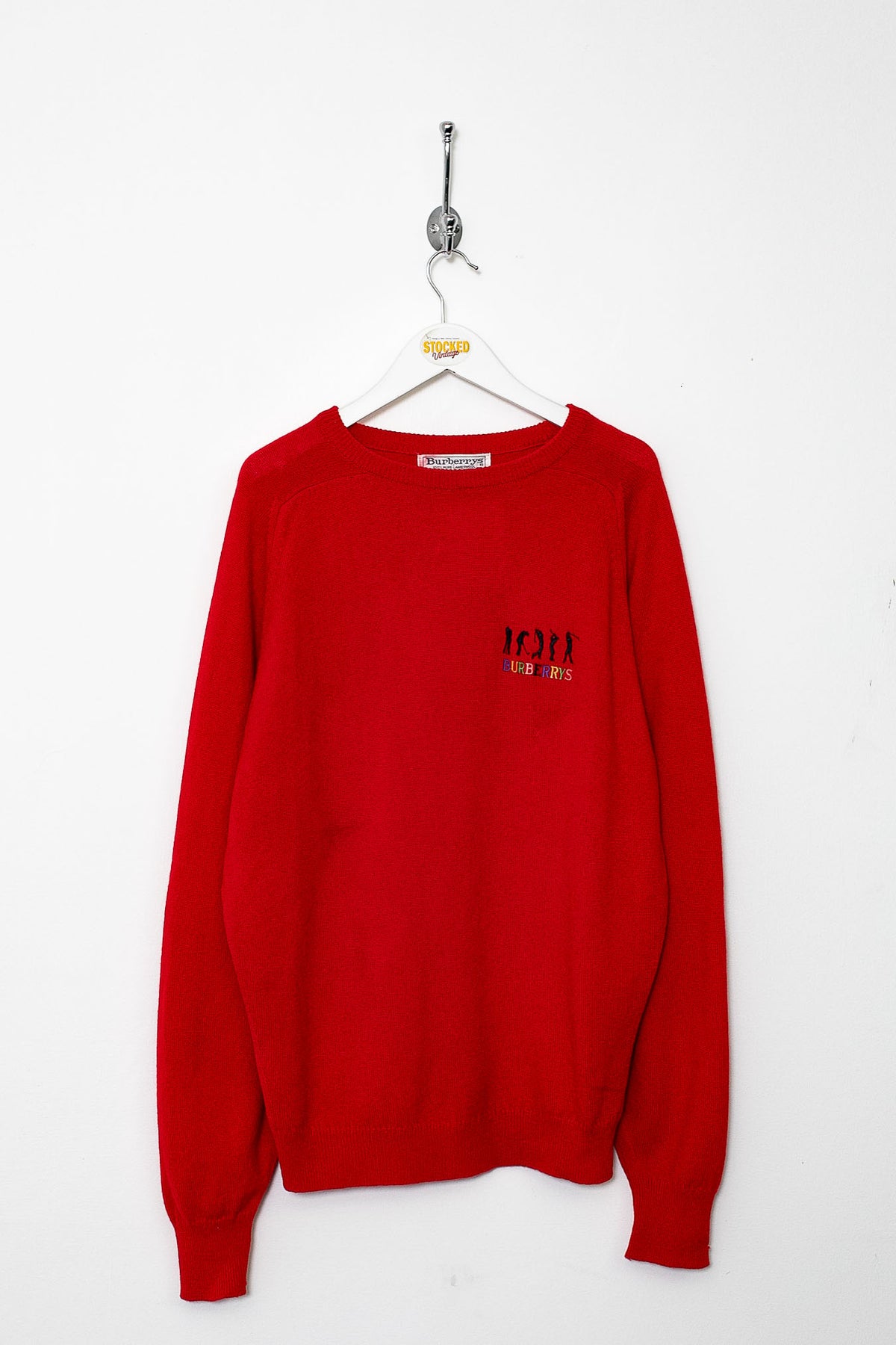 90s Burberry Golf Knit Jumper (M)