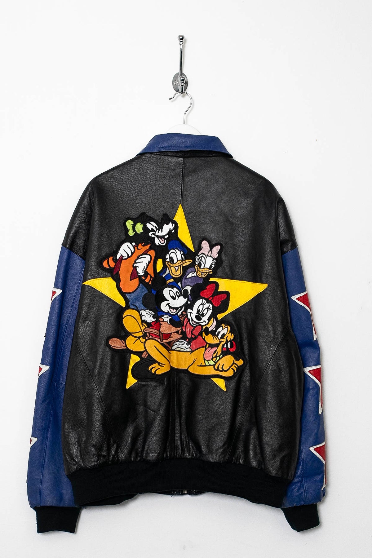 90s Disney Leather Jacket (XL)