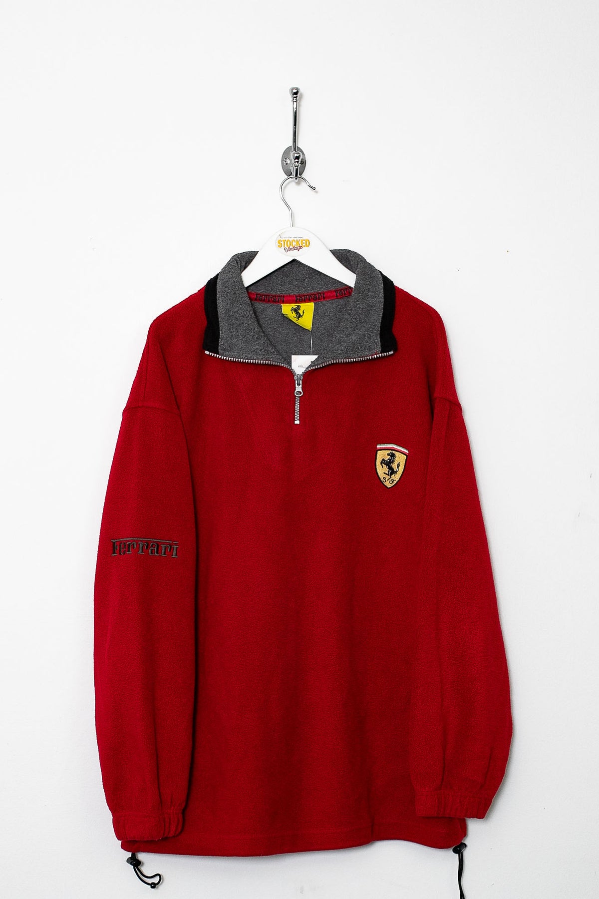 90s Ferrari 1/4 Zip Fleece (L)