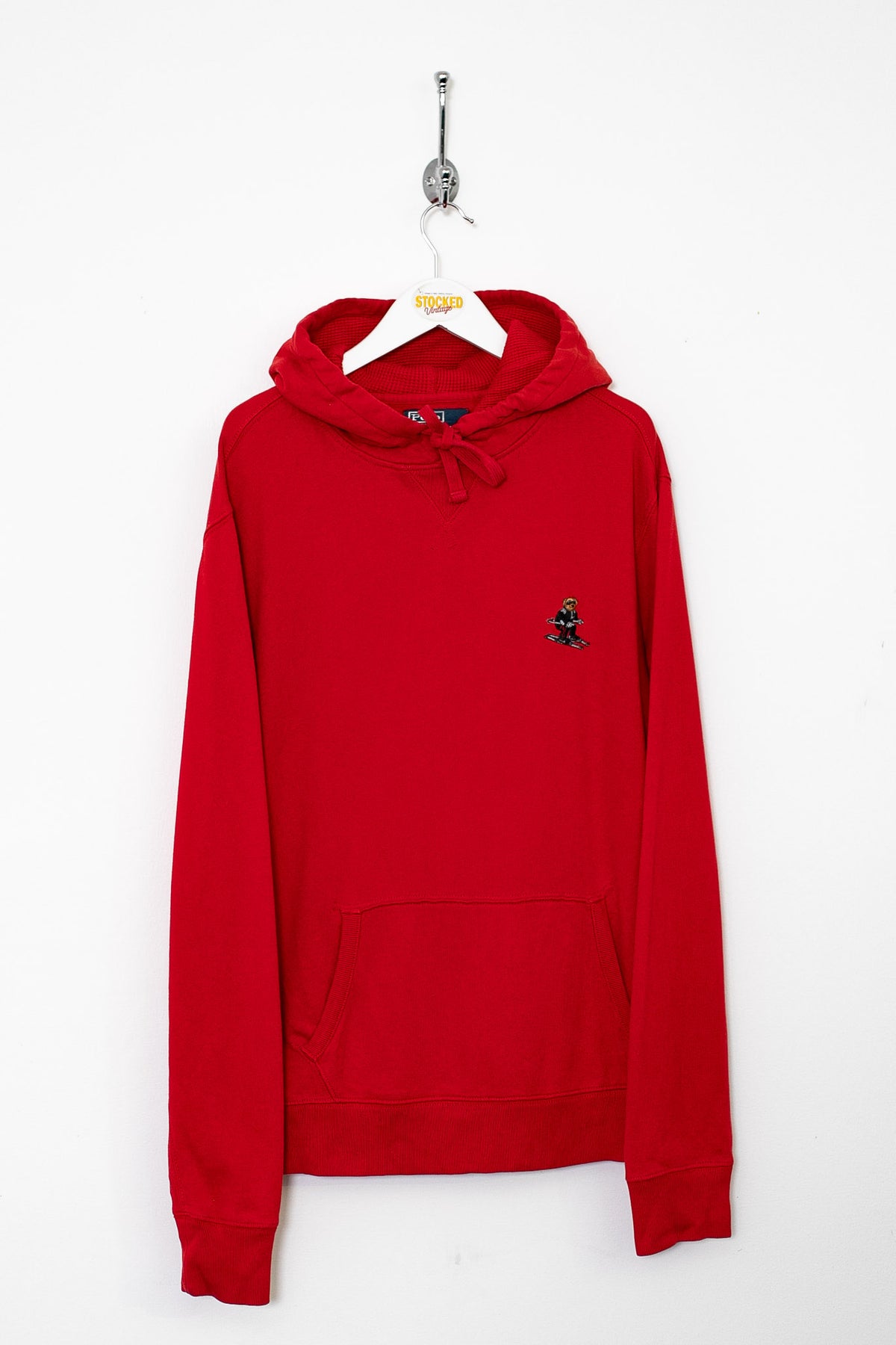 00s Ralph Lauren Polo Bear Hoodie (M) – Stocked Vintage