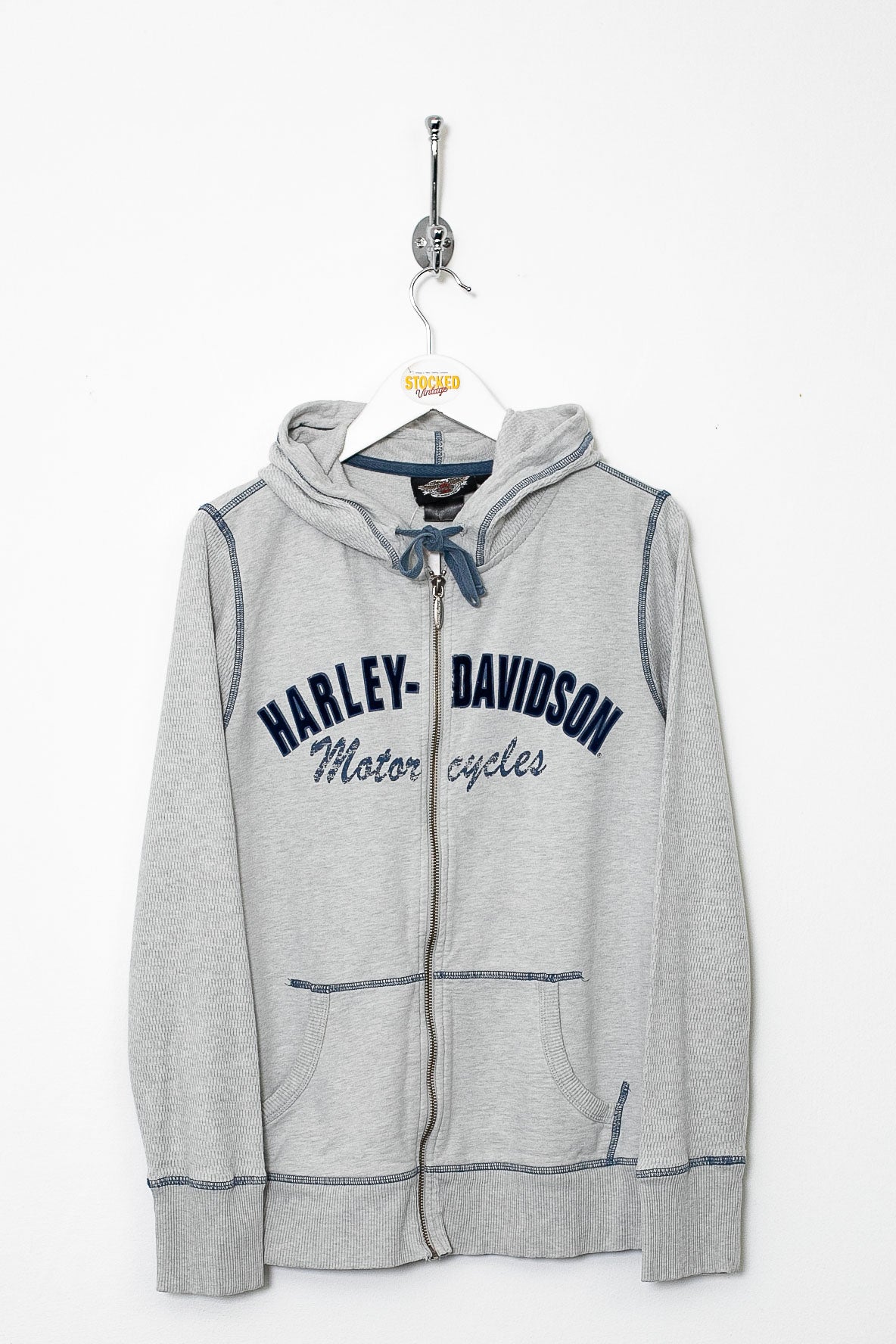 Womens 00s Harley Davidson Zipped Hoodie (M)