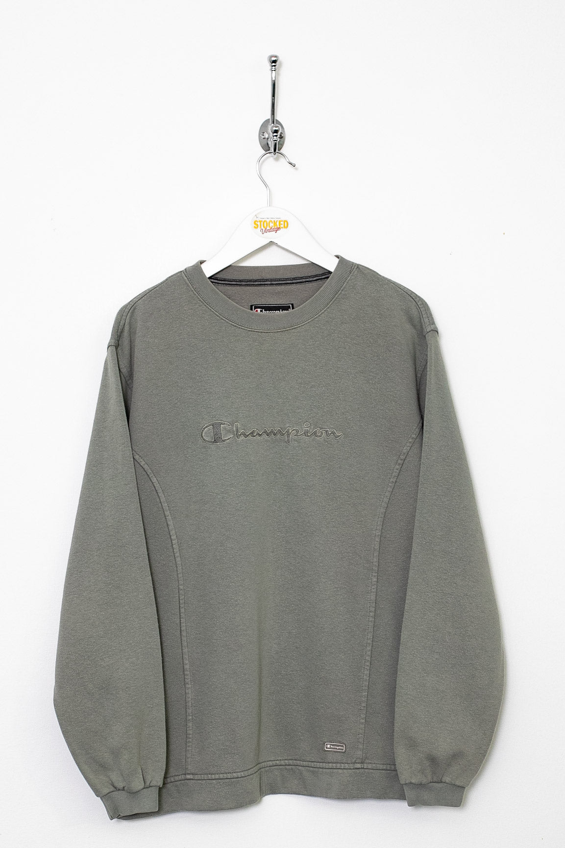 Champion sweatshirt womens grey best sale