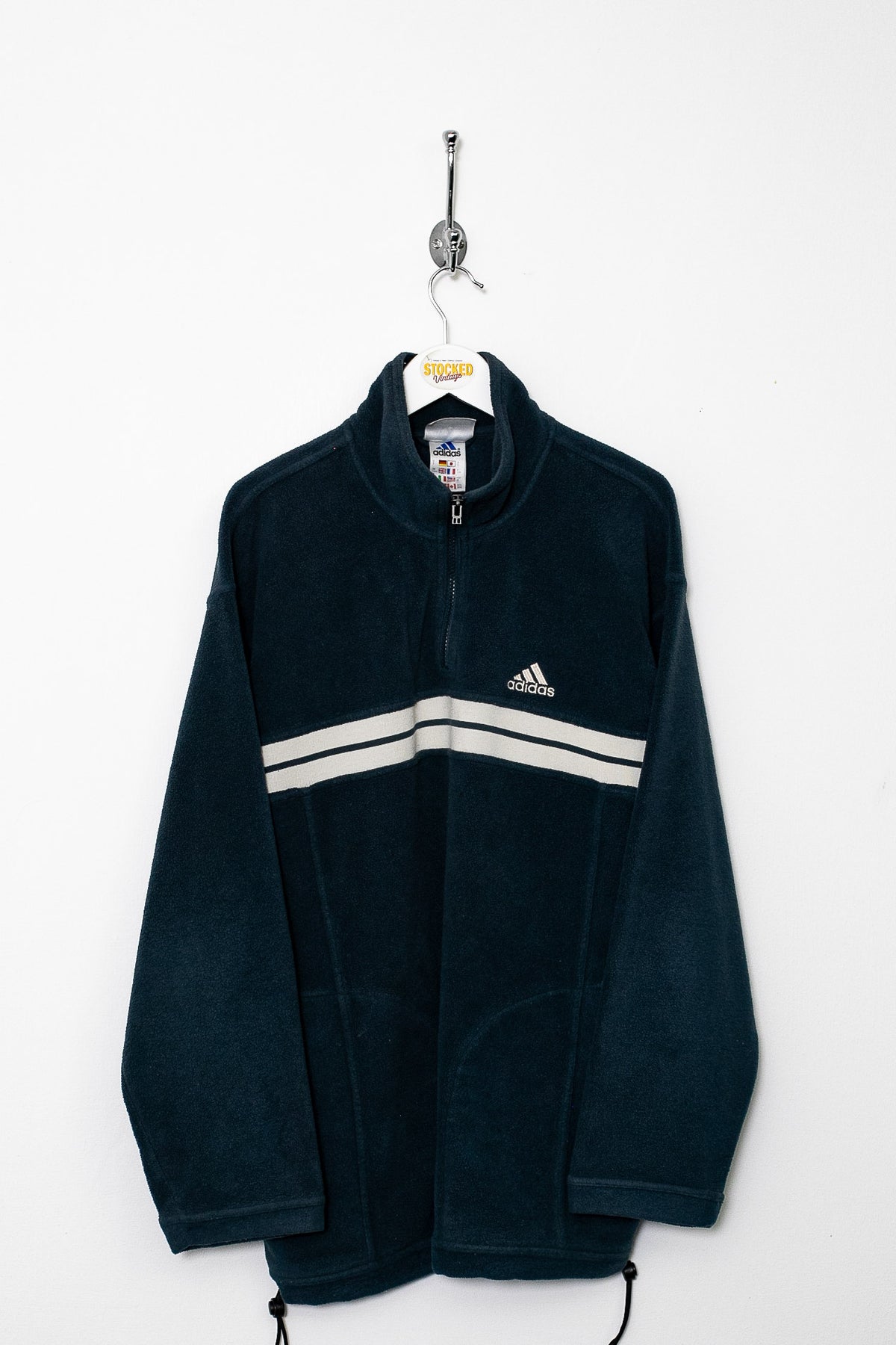 00s Adidas 1/4 Zip Fleece (M)