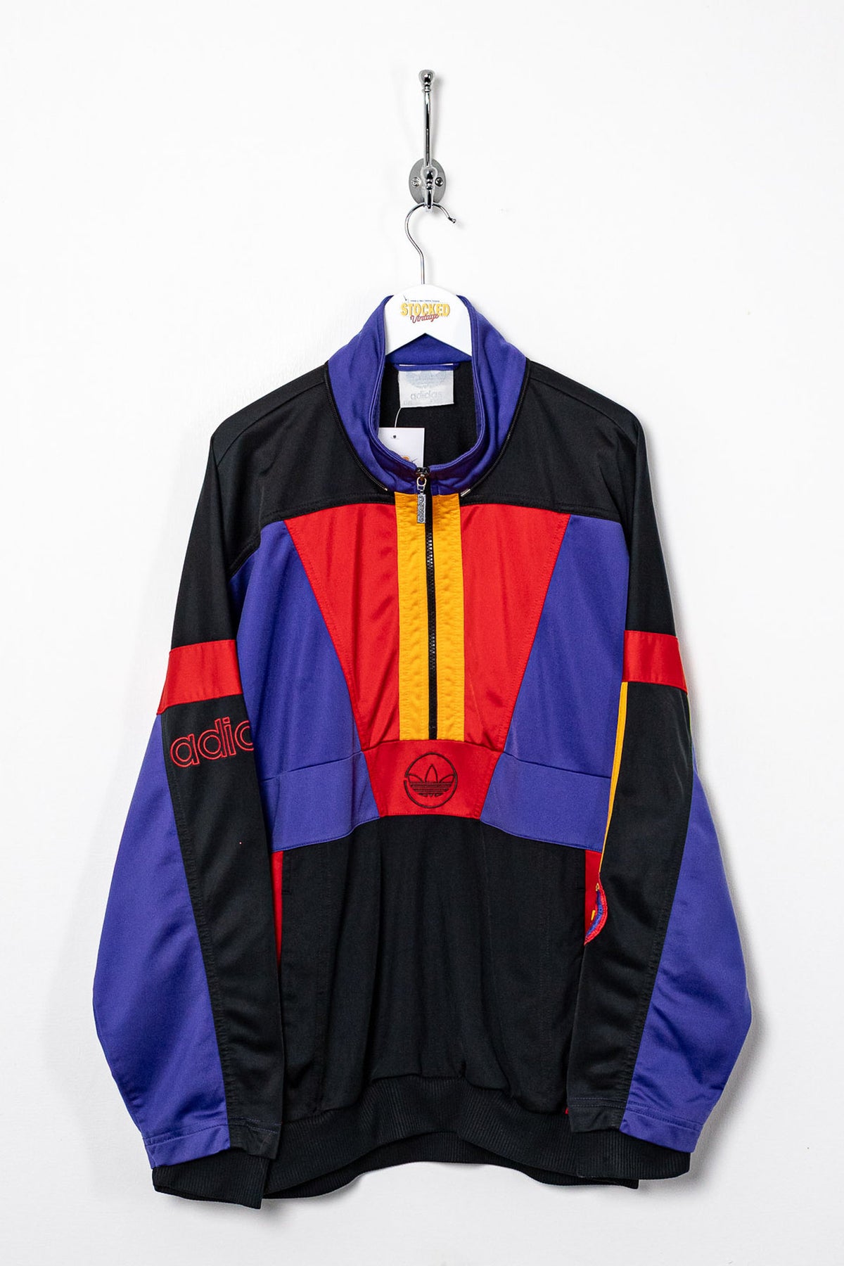 90s Adidas 1/4 Zip Jacket (L)