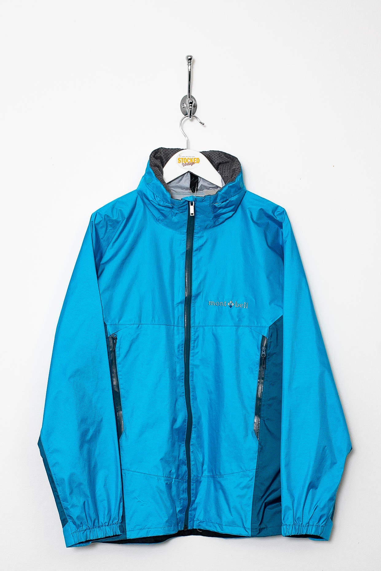 00s montbell GORE-TEX shell set up blue
