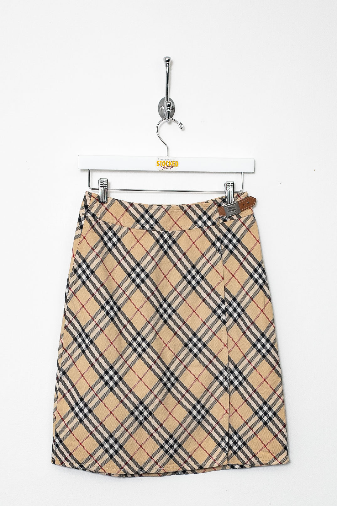 Womens 90s Burberry Nova Check Skirt (M)