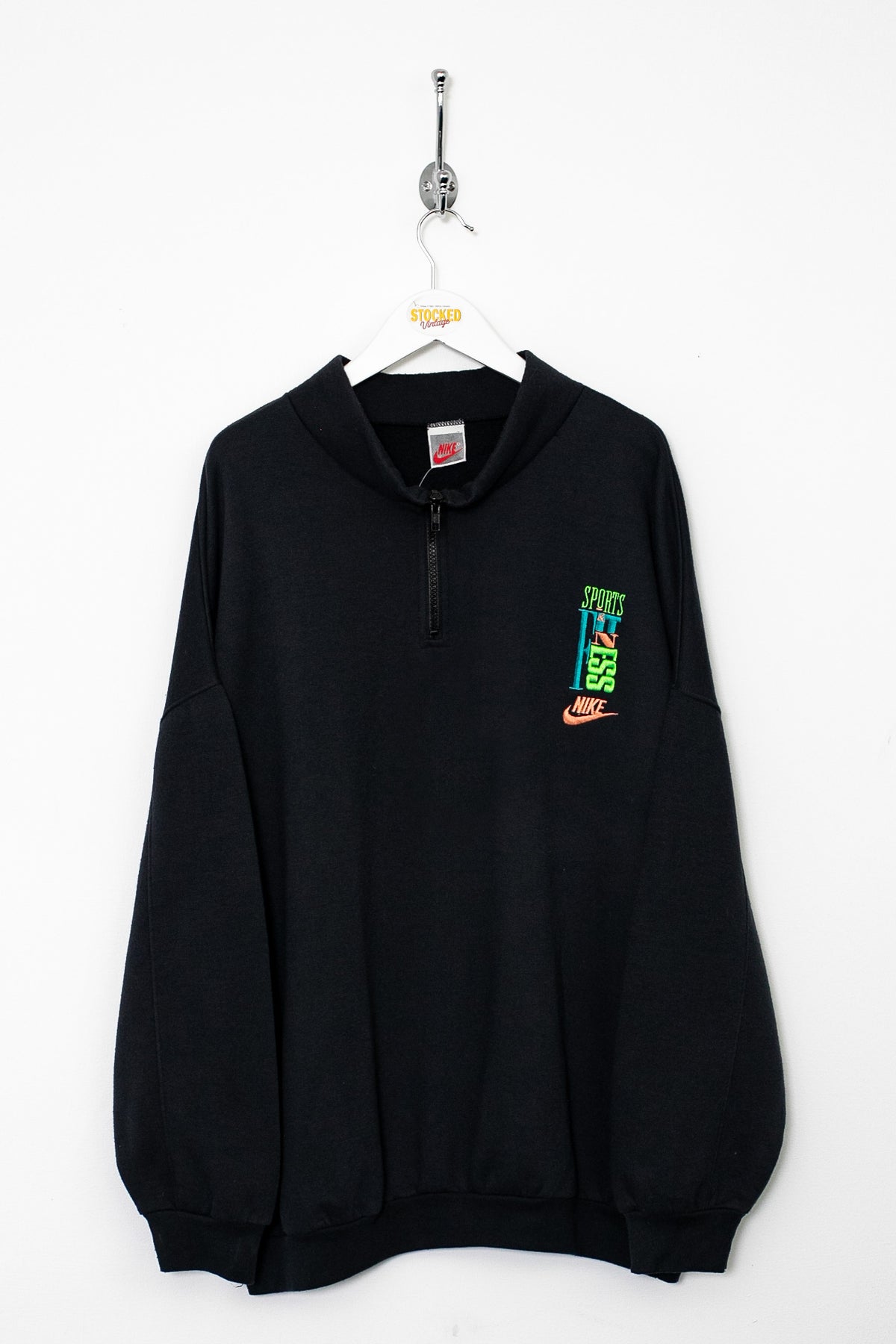 80s Nike 1/4 Zip Sweatshirt (XL)