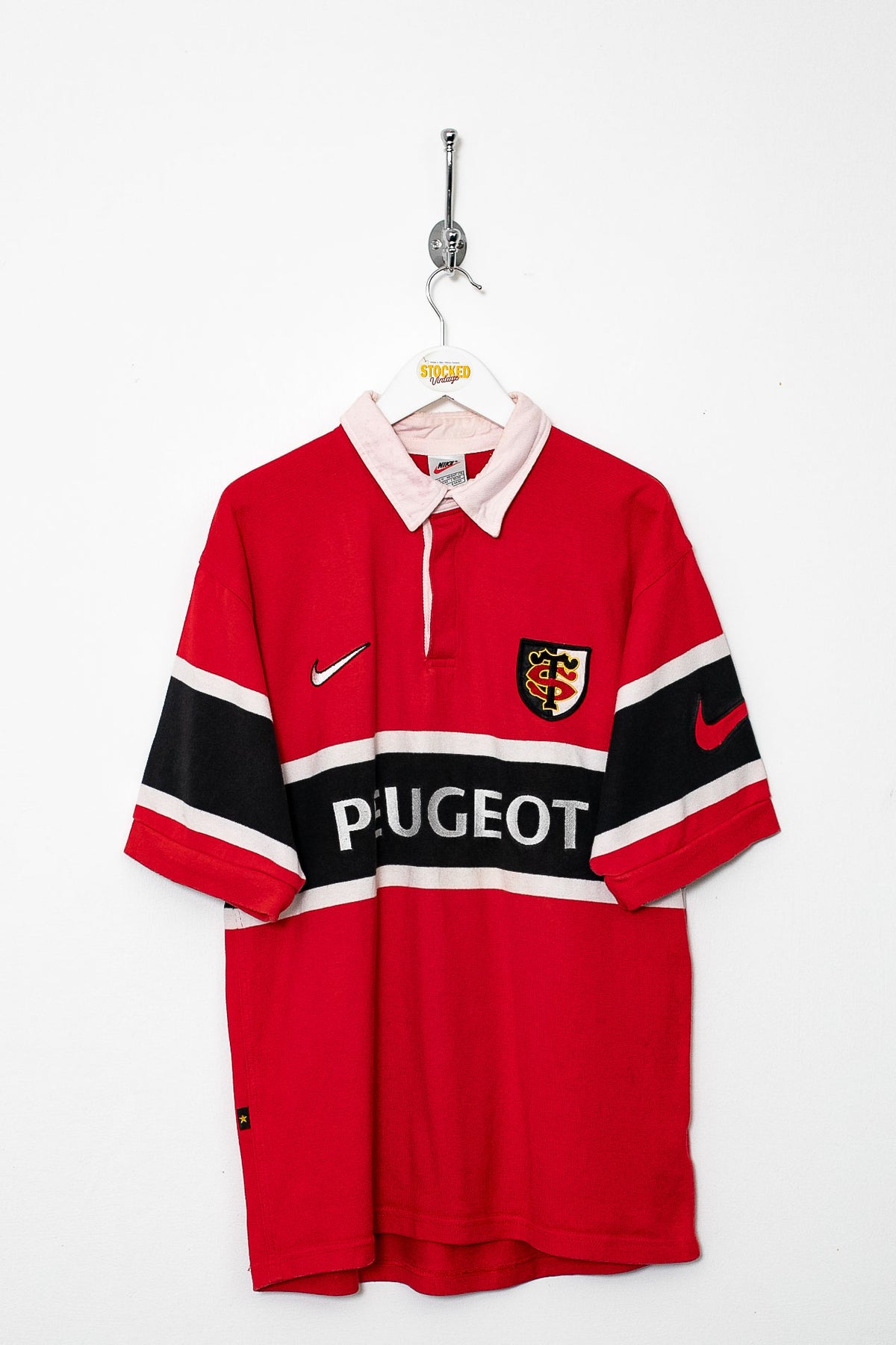 90s Nike Stade Toulousain Rugby Shirt (M)