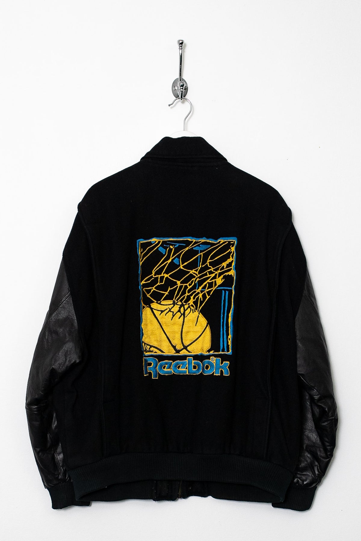 90s Reebok Wool Bomber Jacket (M)