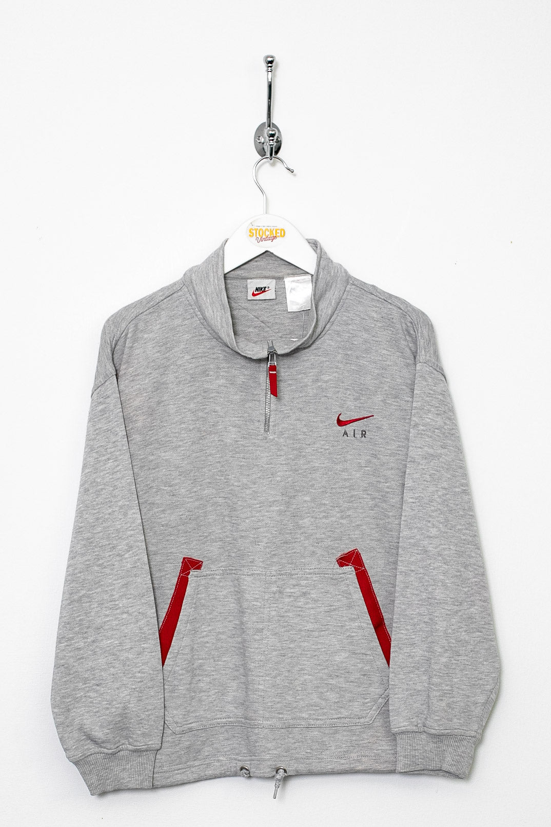 Womens 90s Nike 1/4 Zip Sweatshirt (M)