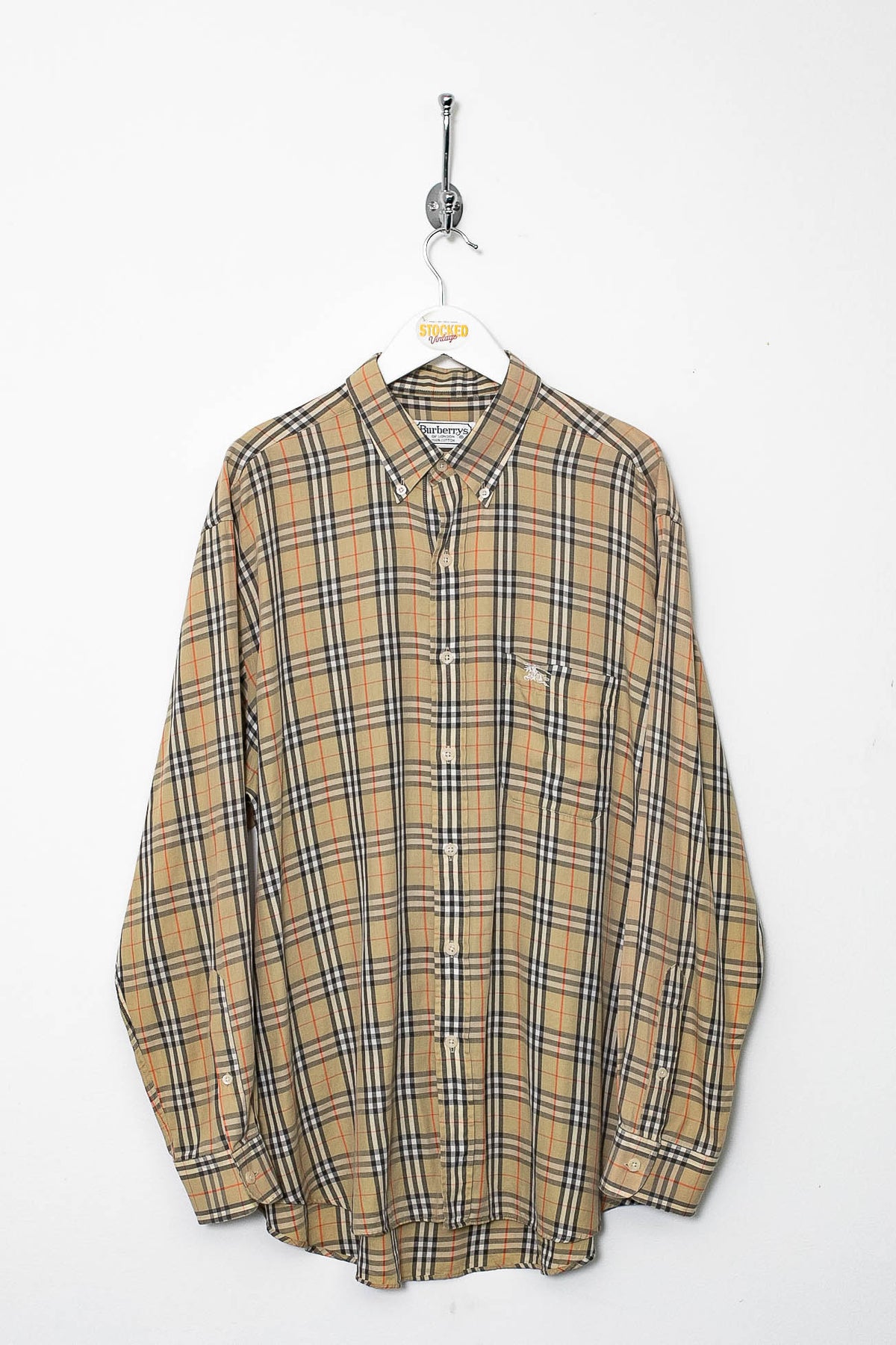 90s Burberry Nova Check Shirt (XL)