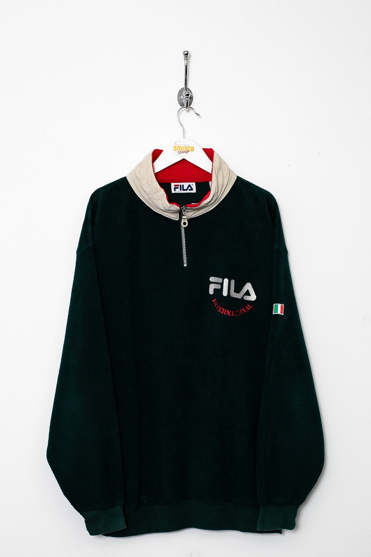 90s Fila 1/4 Zip Fleece (L)