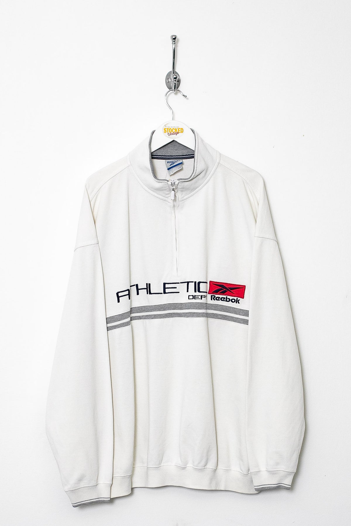 00s Reebok 1/4 Zip Sweatshirt (L)