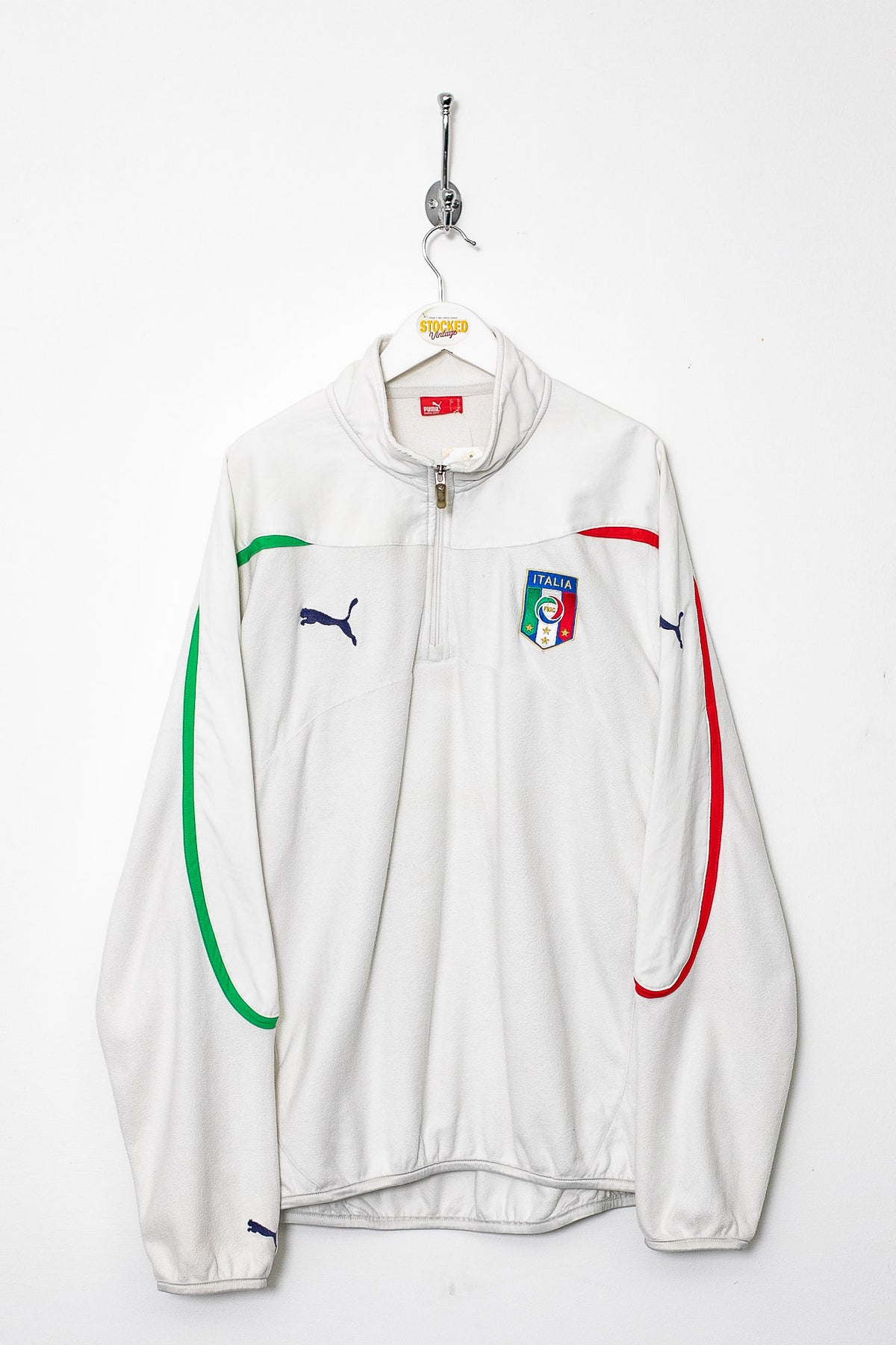 00s Puma Italy 1/4 Zip Fleece (XL)