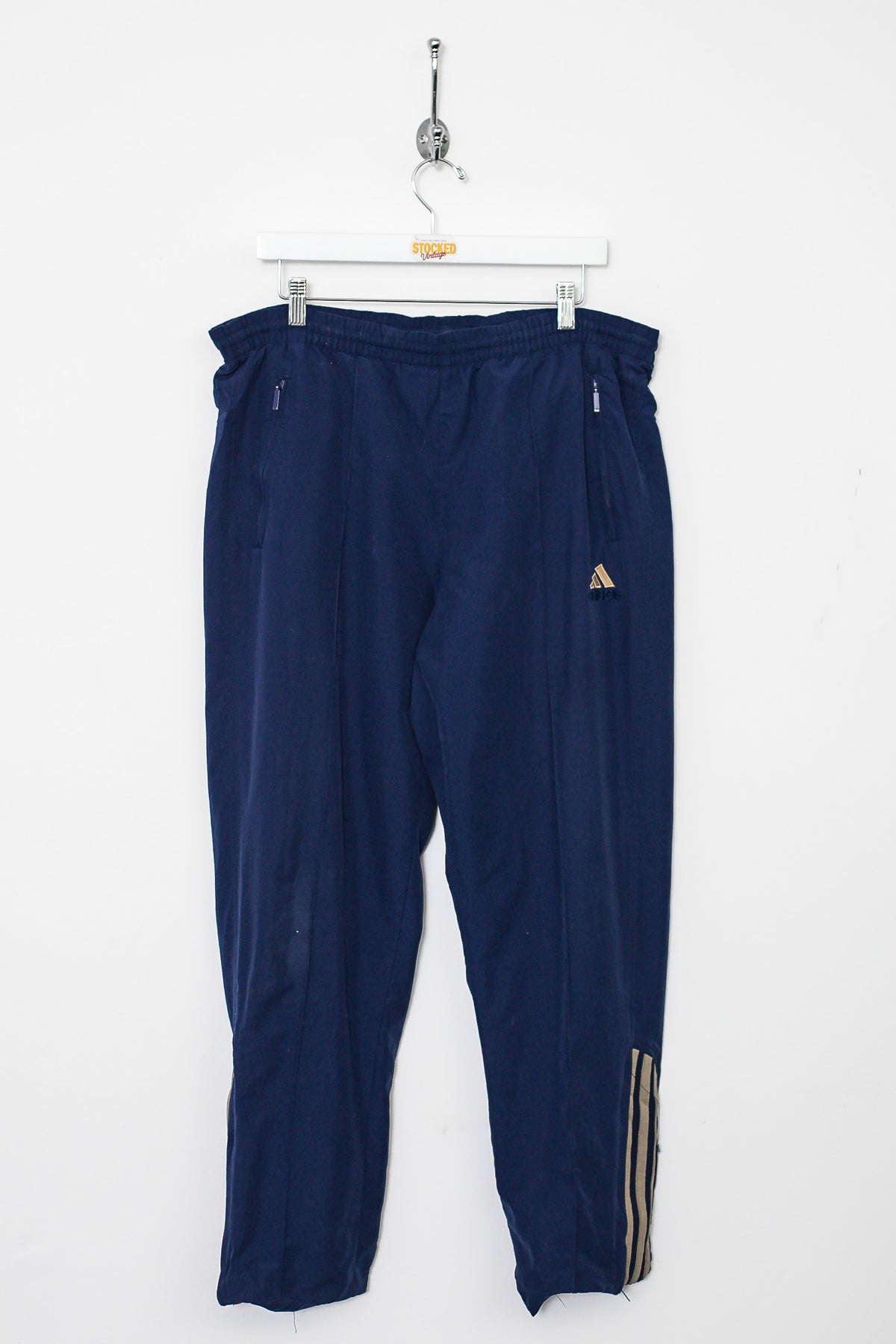00s Adidas Tracksuit Bottoms (L) – Stocked Vintage