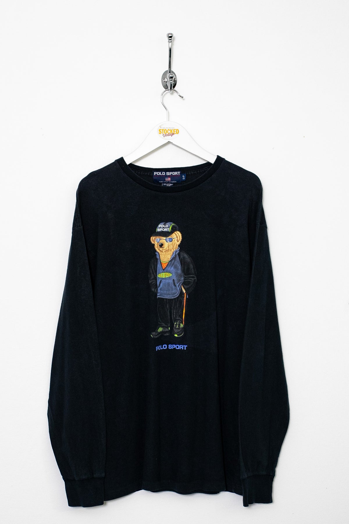 00s Ralph Lauren Polo Bear Long Sleeve Tee (S)