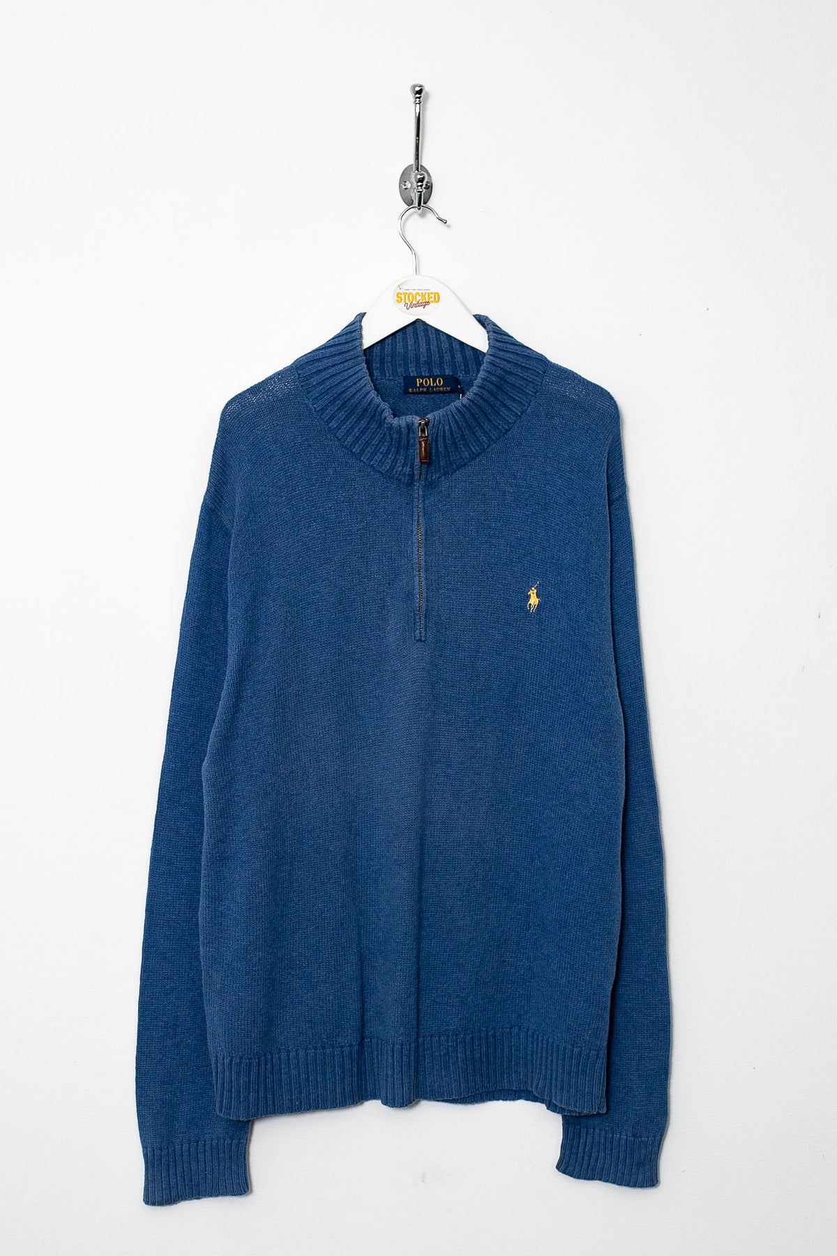 Ralph Lauren 1/4 Zip Knit Jumper (L)