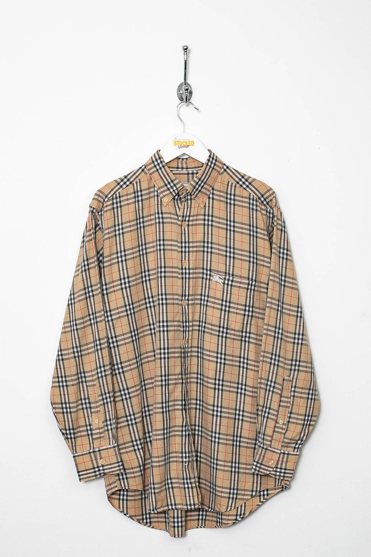 90s Burberry Nova Check Shirt (M)