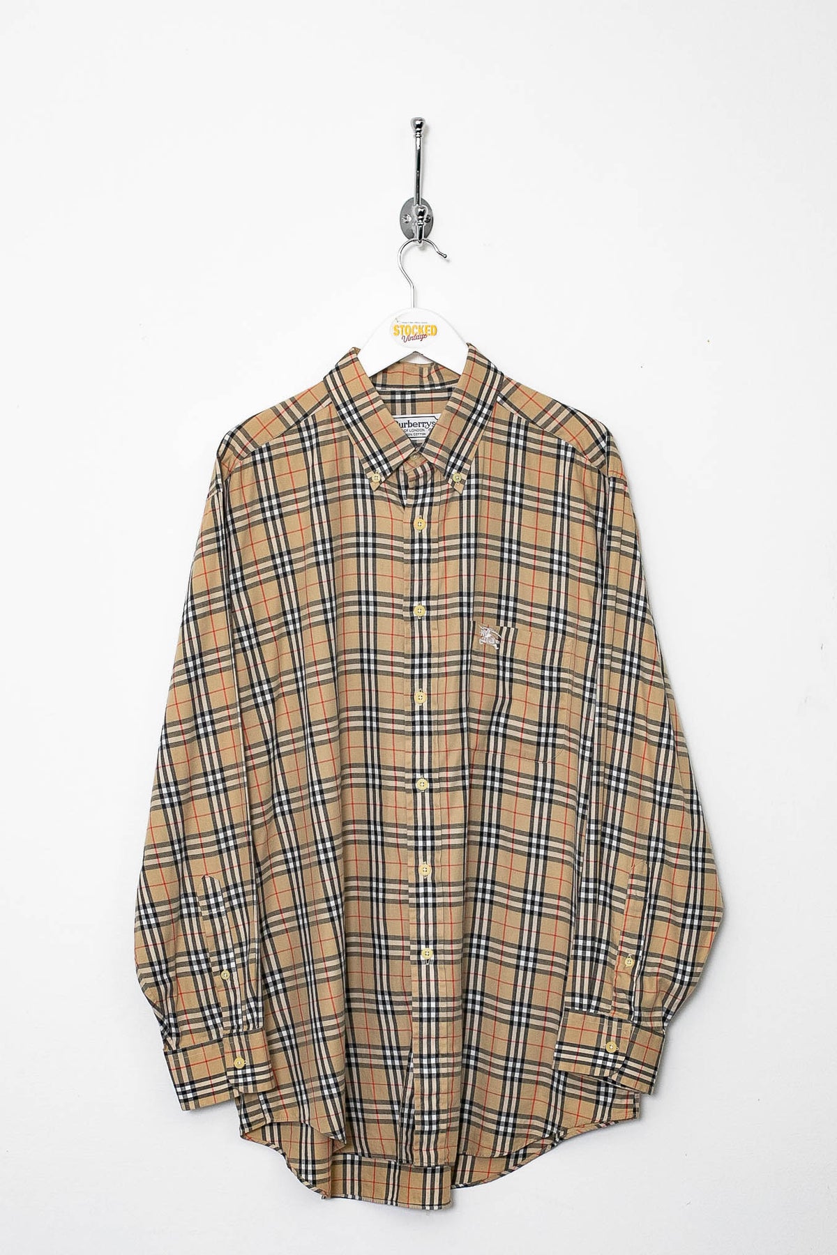 90s Burberry Nova Check Shirt (L)