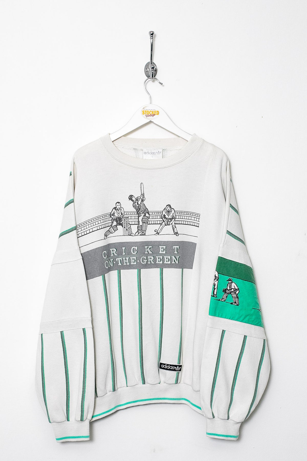 Rare 90s Adidas Cricket On The Green Sweatshirt (L)