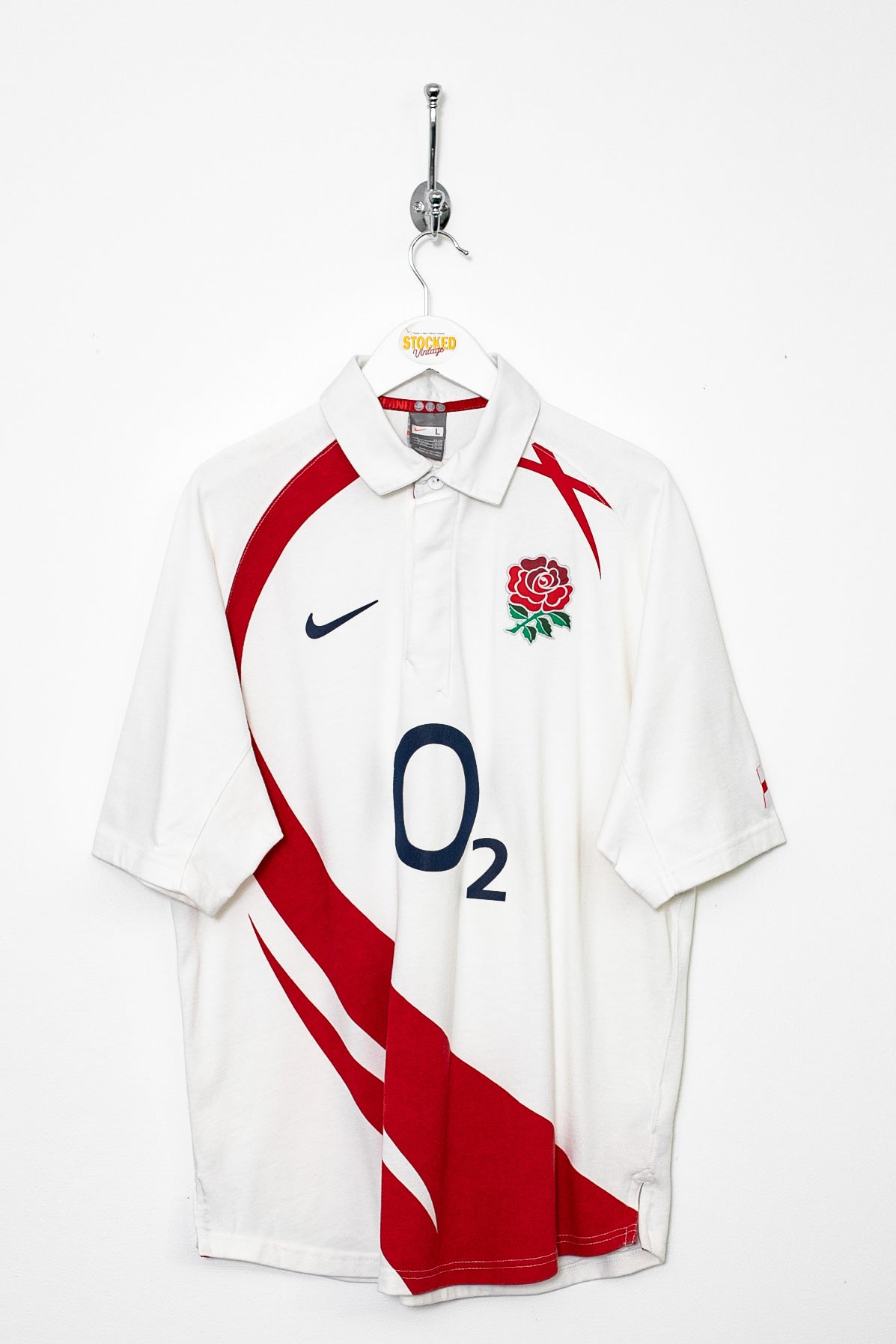 00s Nike England Rugby Shirt (L)