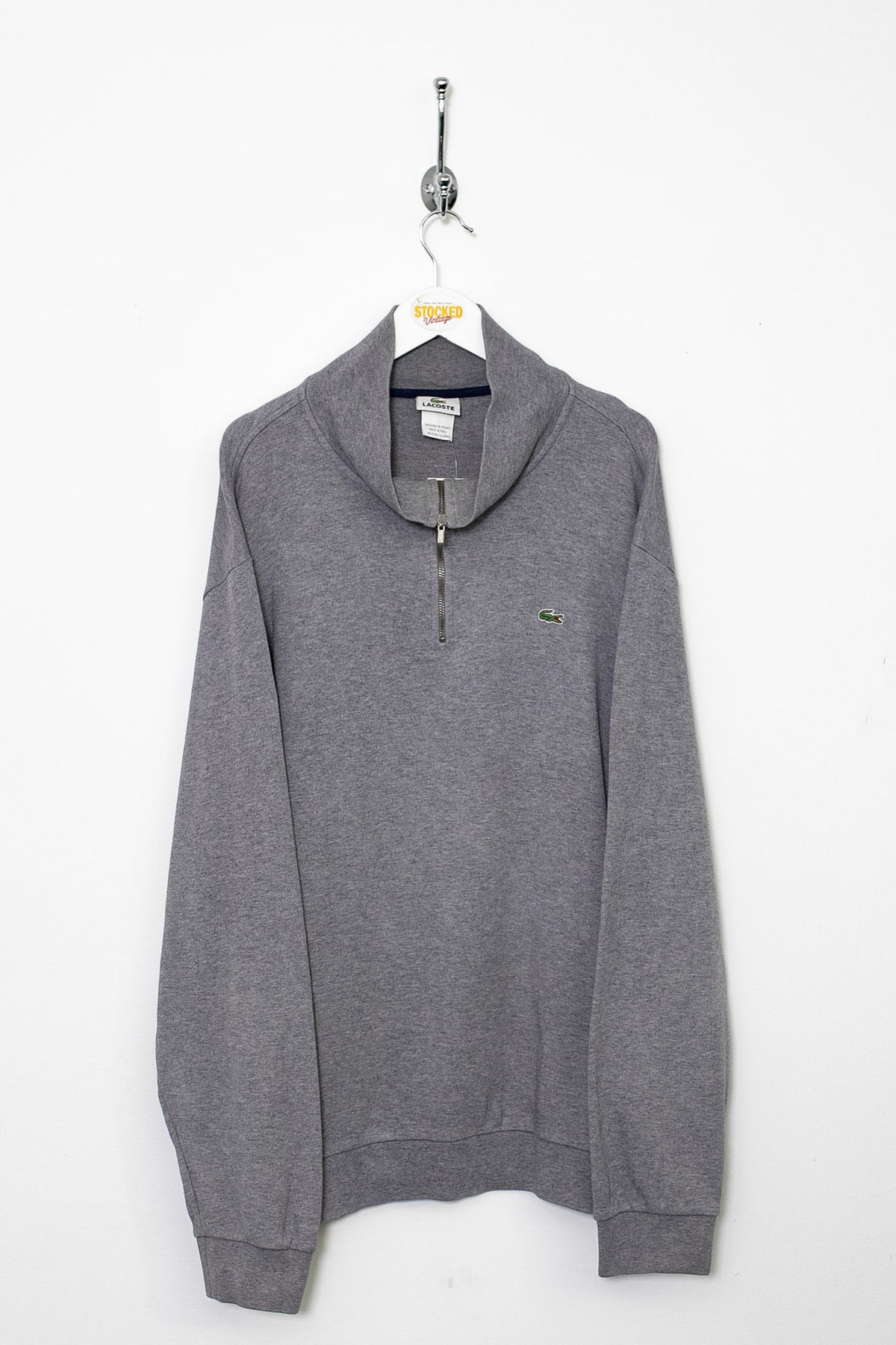 00s Lacoste 1/4 Zip Sweatshirt (XXL)