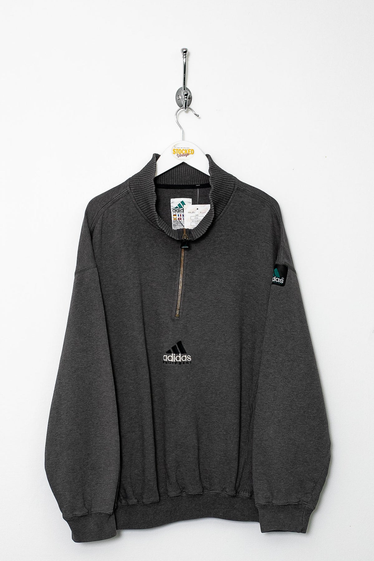 90s Adidas Equipment 1/4 Zip Sweatshirt (XL)