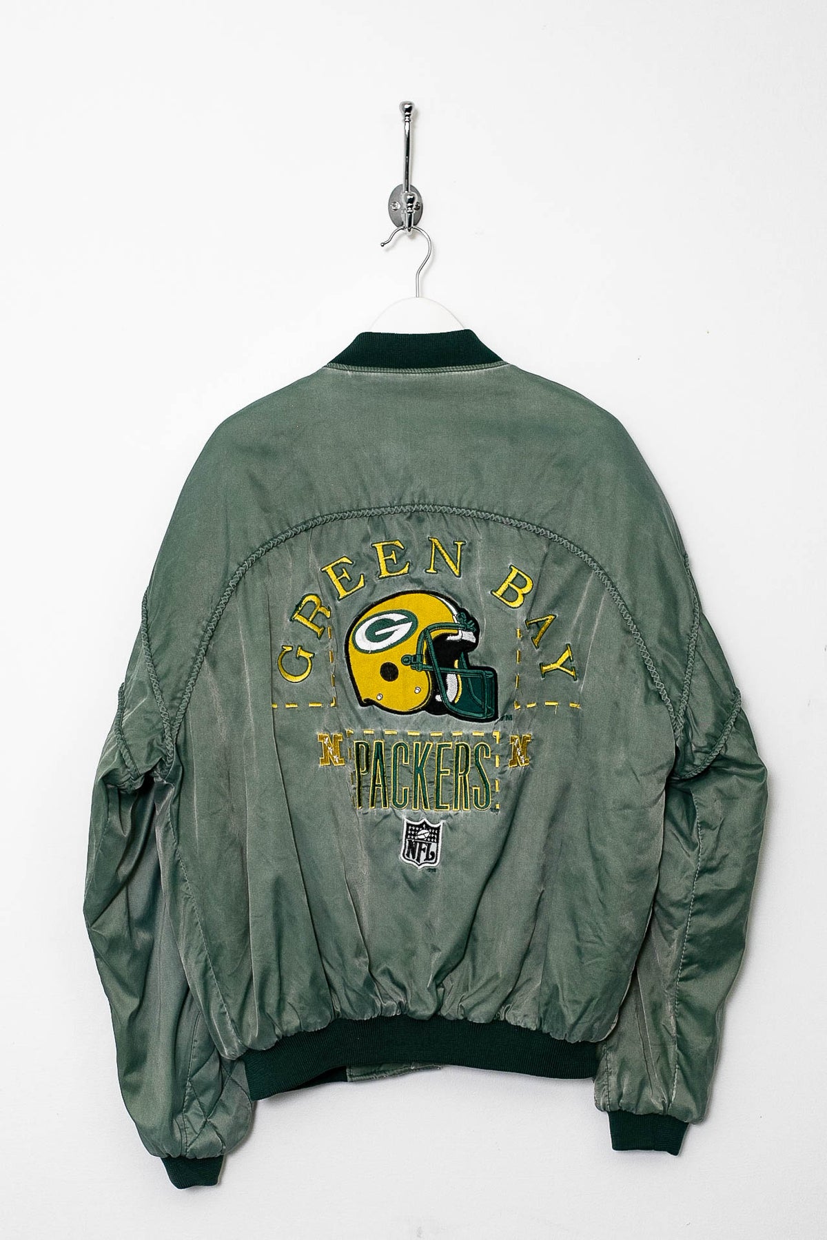 90s Campri NFL Green Bay Packers Varsity Jacket (M)