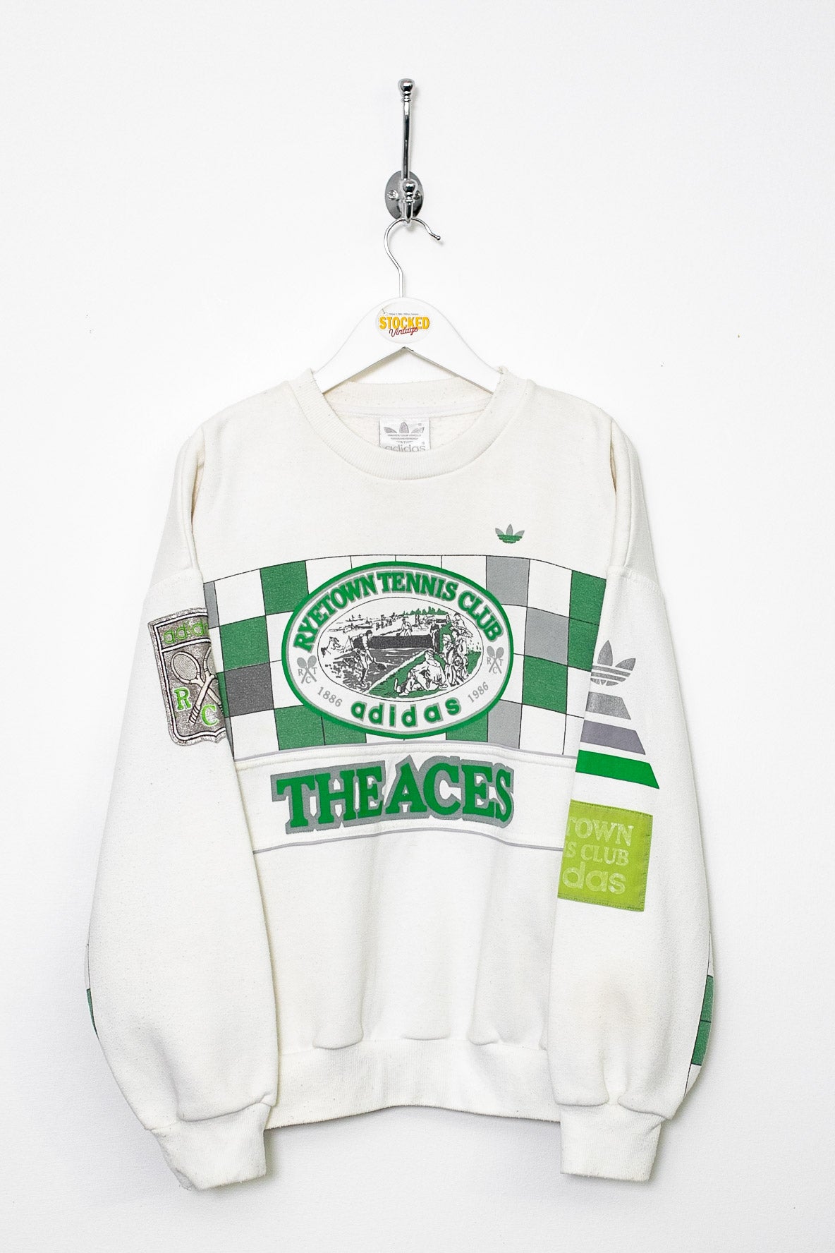 Rare 90s Adidas "The Aces" Sweatshirt (S)