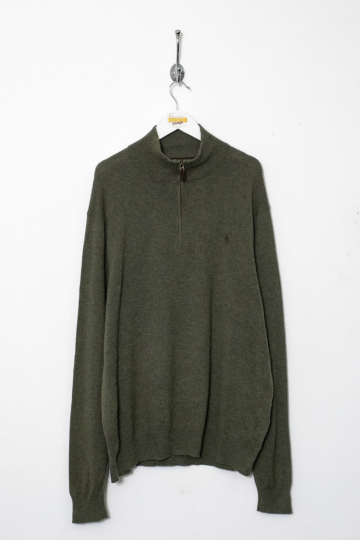 Ralph Lauren 1/4 Zip Knit Jumper (XL)
