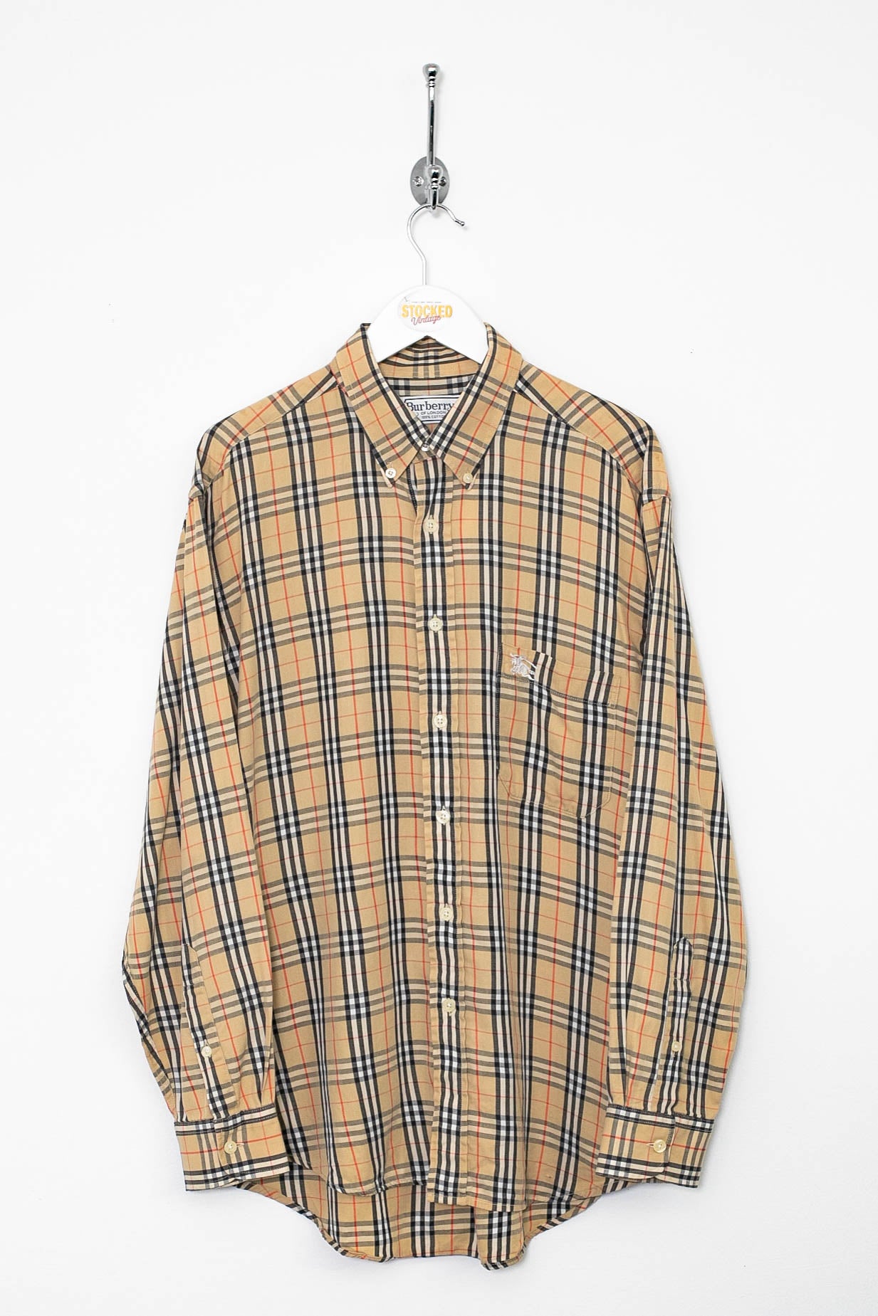 90s Burberry Nova Check Shirt (L) – Stocked Vintage