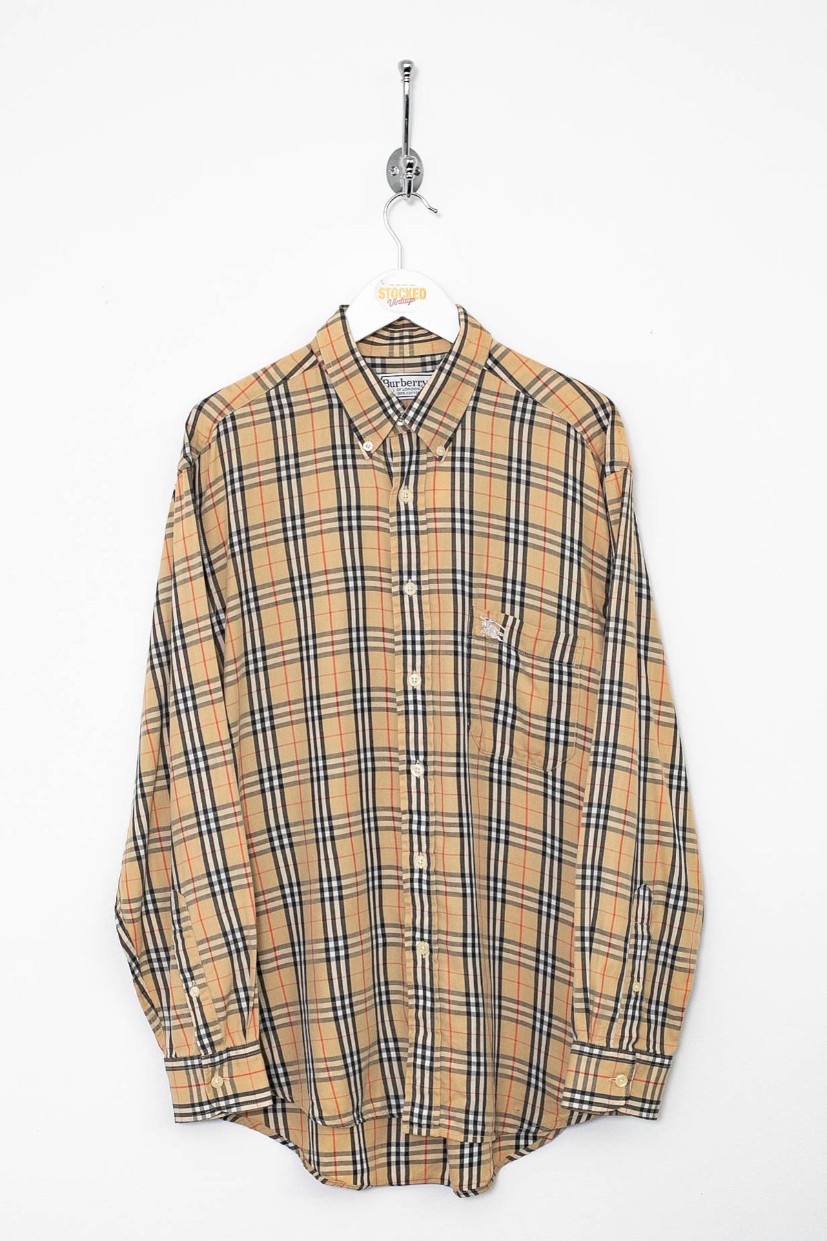 90s Burberry Nova Check Shirt (L)