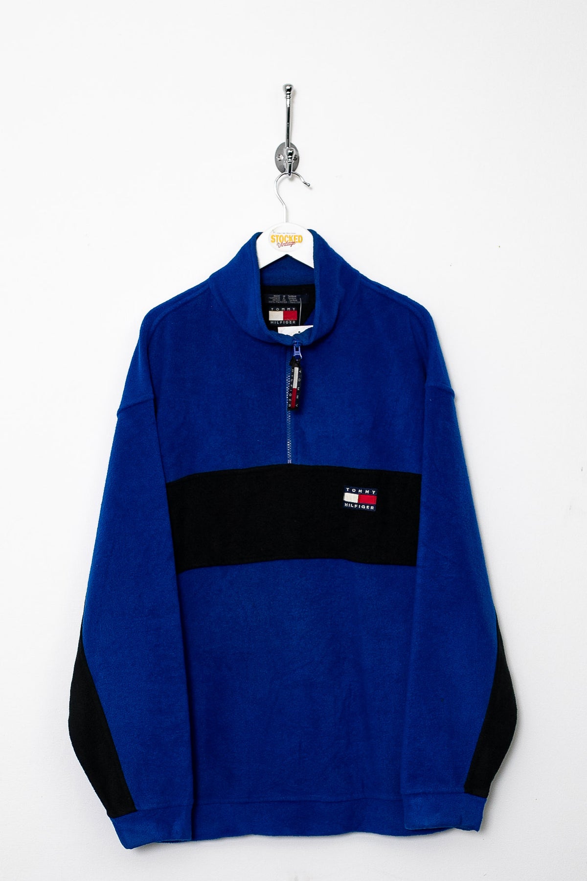 90s Tommy Hilfiger 1/4 Zip Fleece (M)